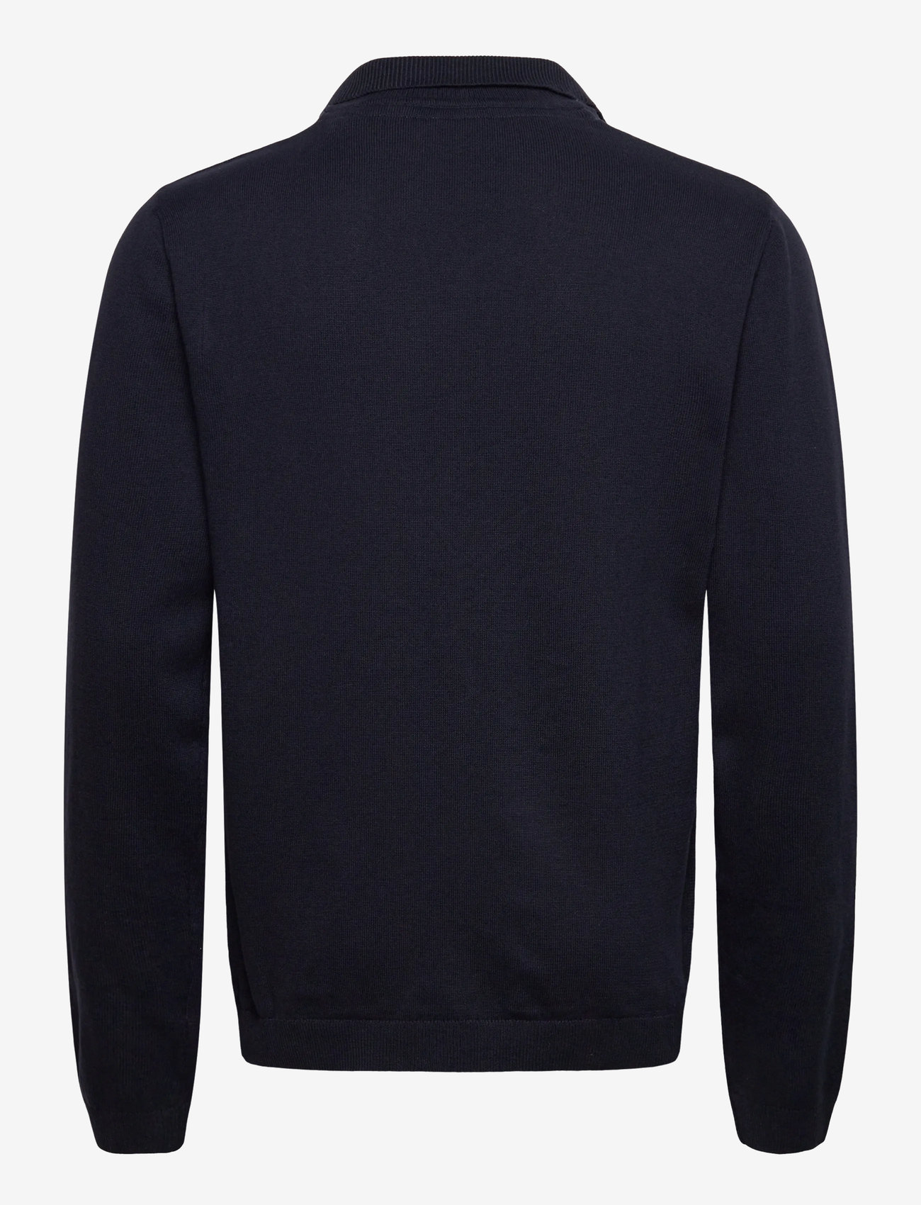 Lindbergh - Splitneck recycled yarn knit - pitkähihaiset neulepoolot - navy - 1