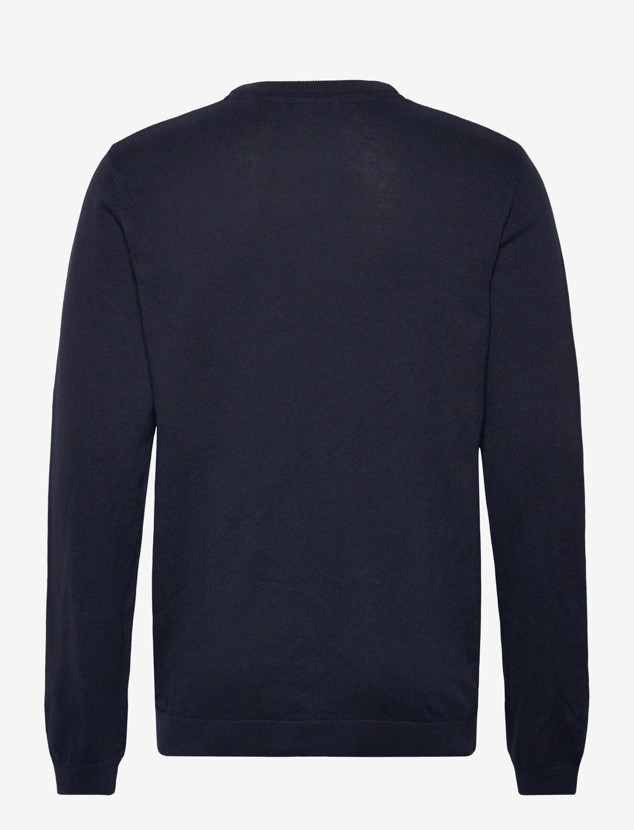 Lindbergh - O neck recycled yarn knit - rundhals - navy - 1