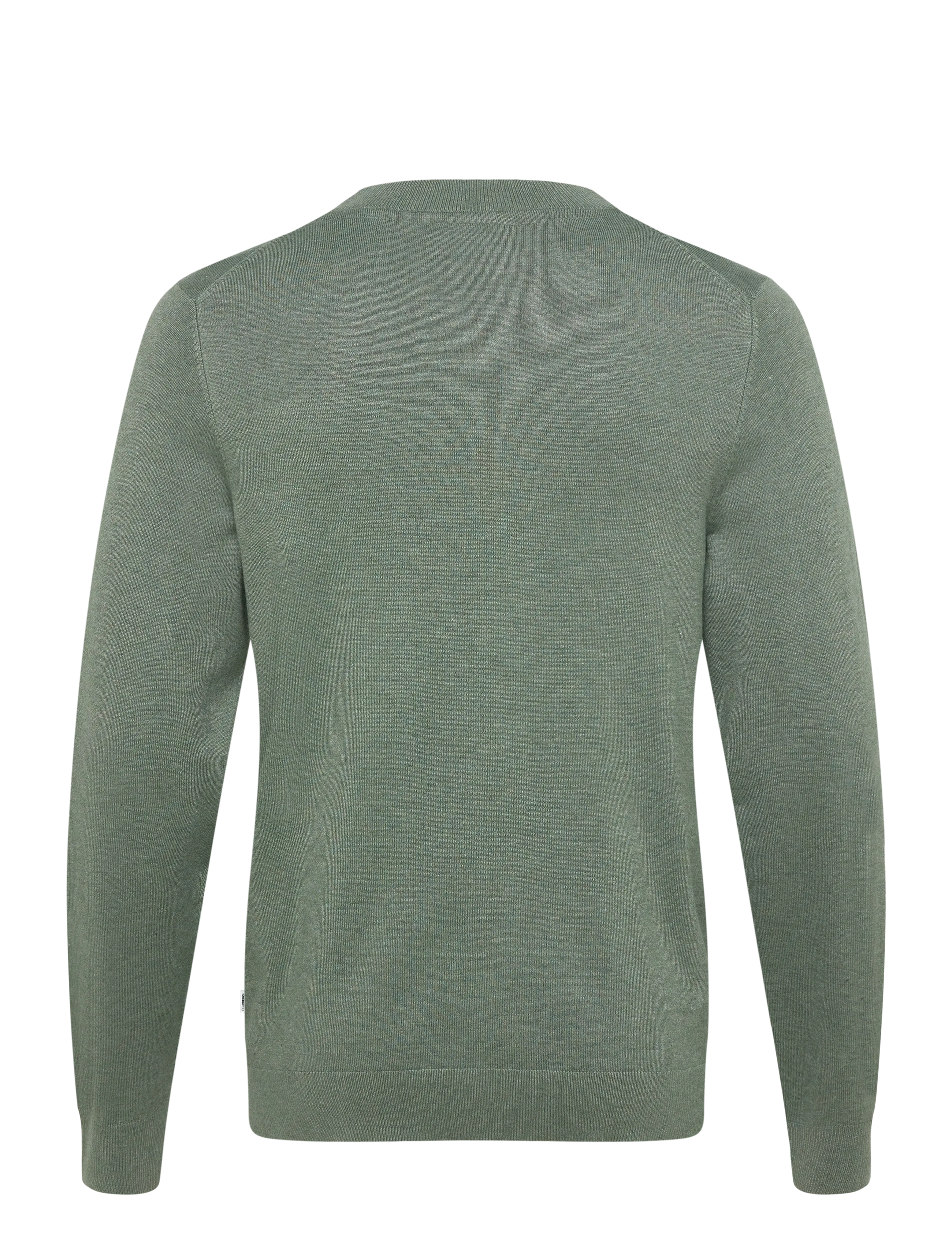 Lindbergh - Ecovero v-neck button cardigan - cardigans - jade green mel - 2
