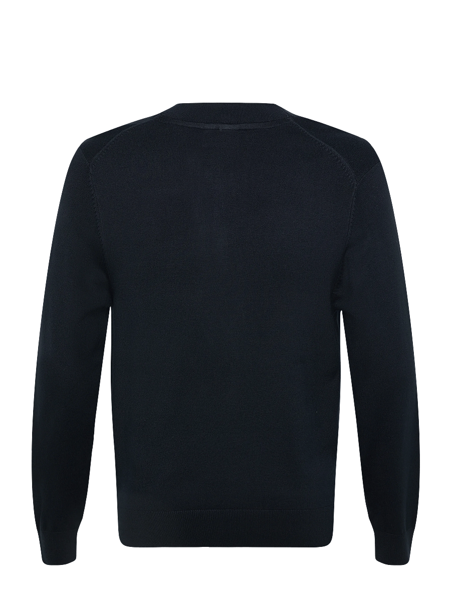 Lindbergh - Ecovero v-neck button cardigan - cardigans - navy - 2