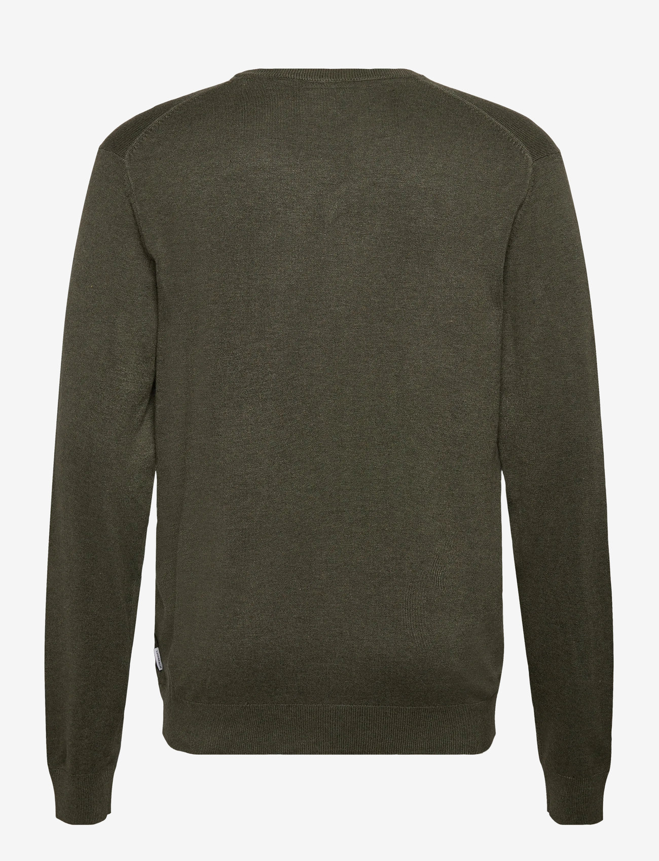 Lindbergh - Eco Vero V-neck jumper - v-ausschnitt - army mel - 1
