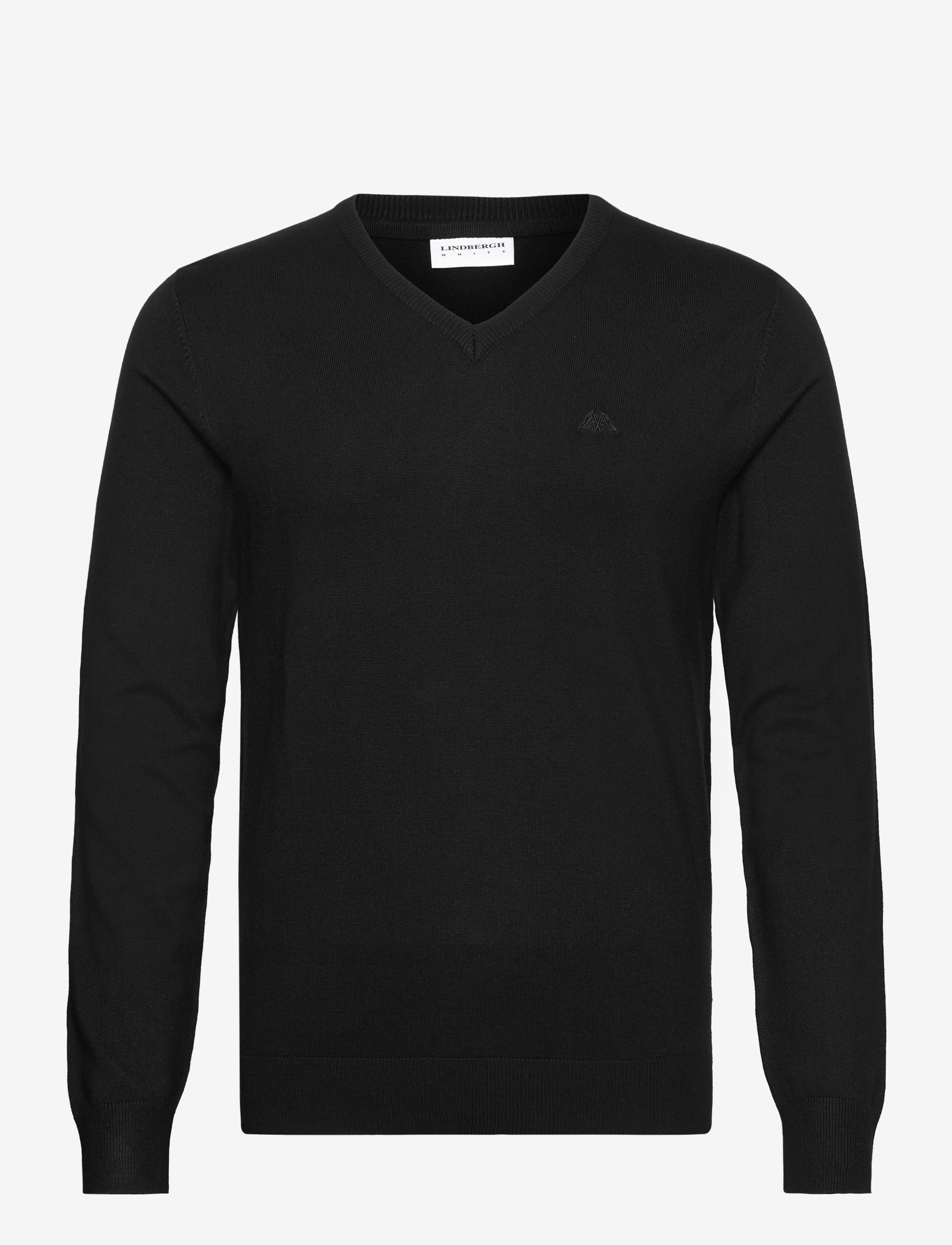 LINDBERGH Eco Vero V-Ausschnitt Jumper Schwarz - S - Herren