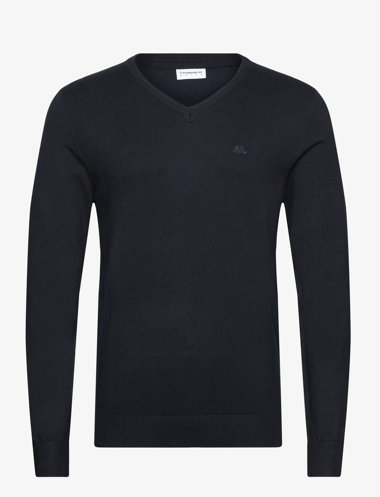 Lindbergh - Eco Vero V-neck jumper - v-kaelusega kudumid - navy - 0