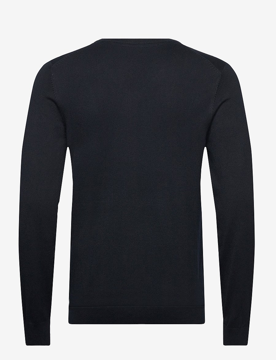 Lindbergh - Eco Vero V-neck jumper - v-ausschnitt - navy - 2