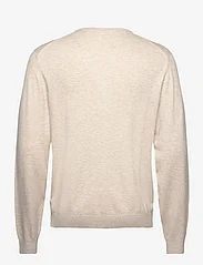 Lindbergh - Eco Vero V-neck jumper - knitted v-necks - off white mel - 1