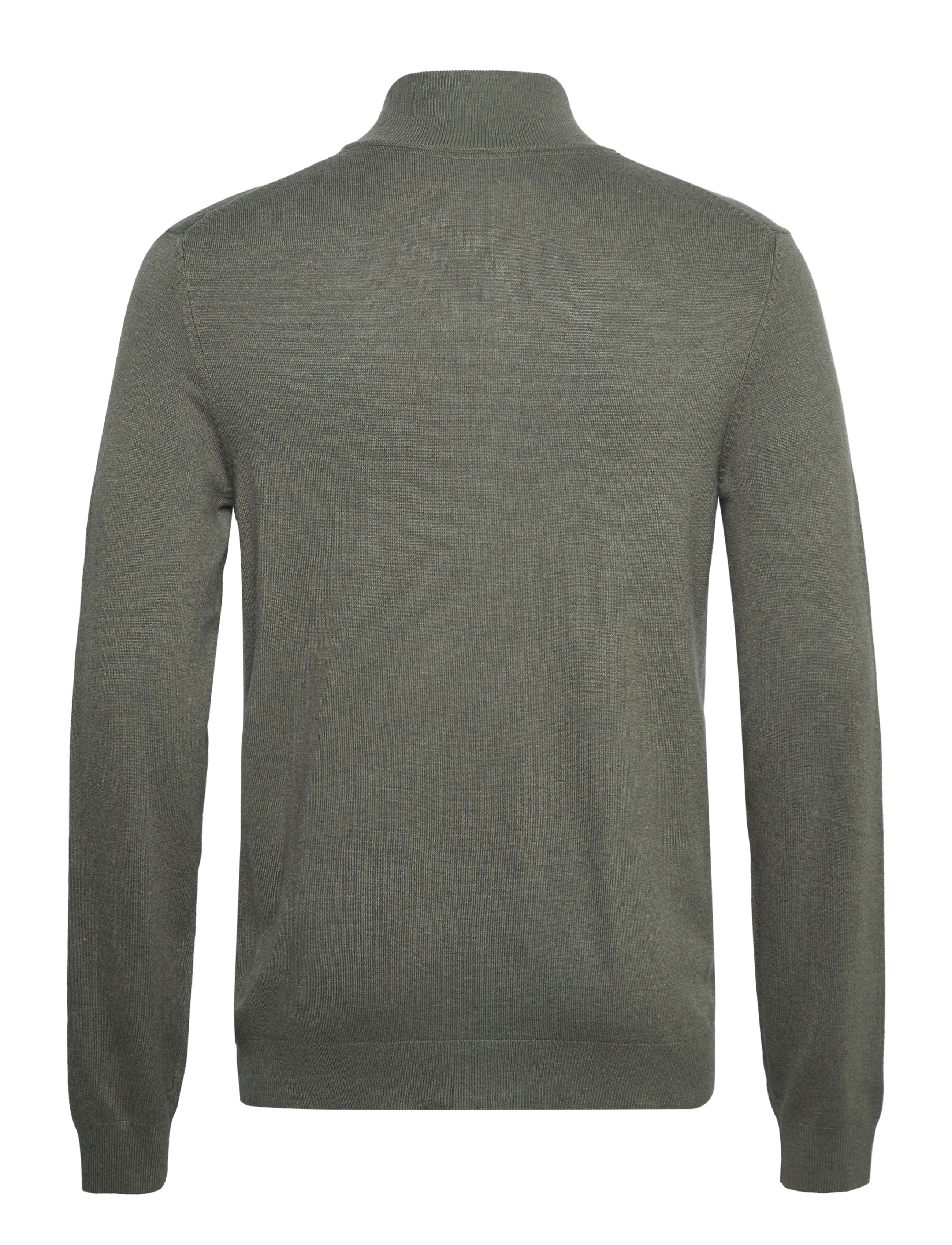 Lindbergh - Ecovero L/S zip cardigan - pullover mit durchgehendem reißverschluss - army mel - 2