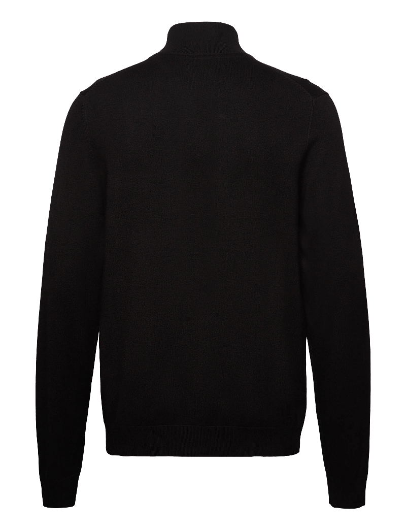 Lindbergh - Ecovero L/S zip cardigan - pullover mit durchgehendem reißverschluss - black - 2