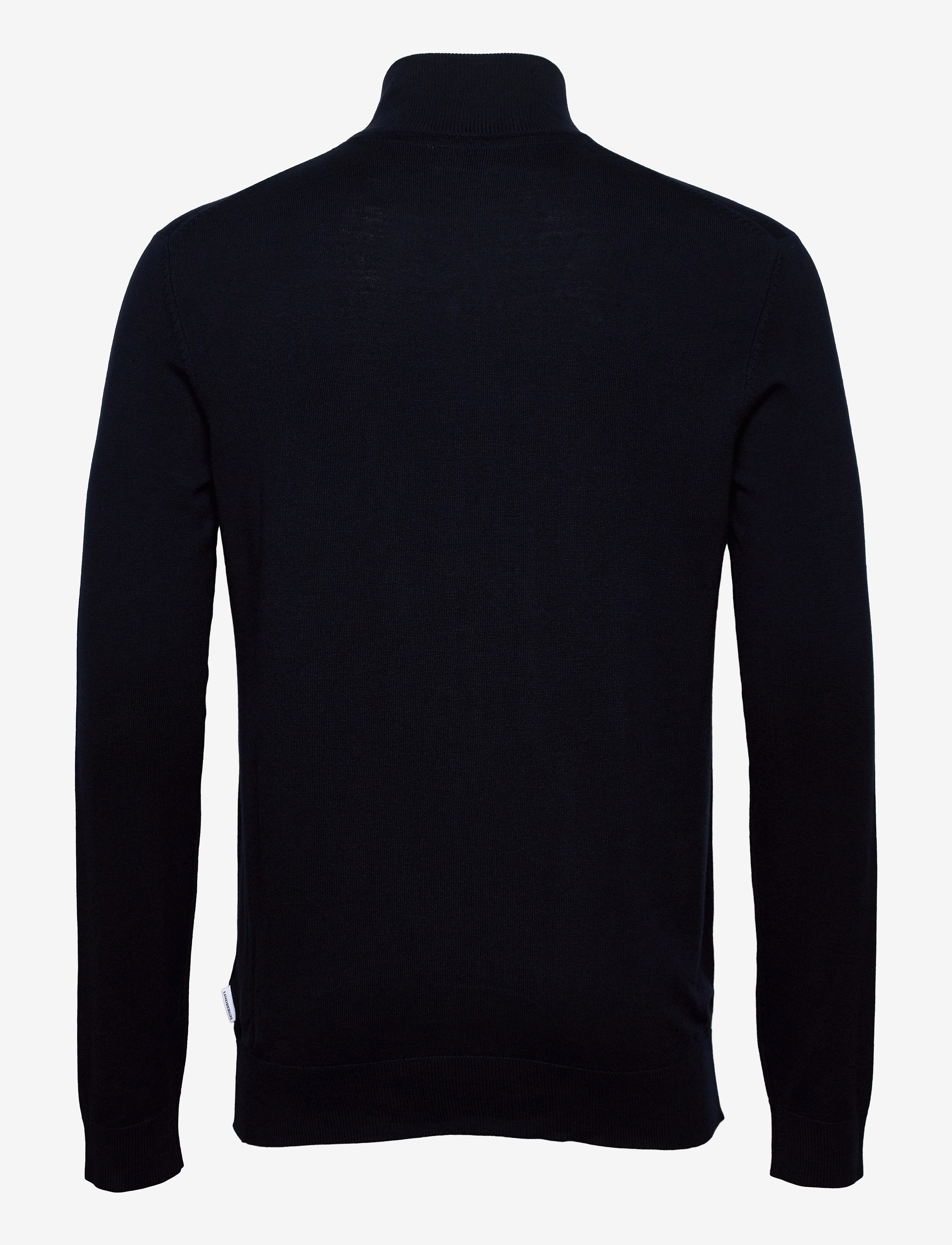 Lindbergh - Ecovero L/S zip cardigan - fødselsdagsgaver - deep navy mel - 1