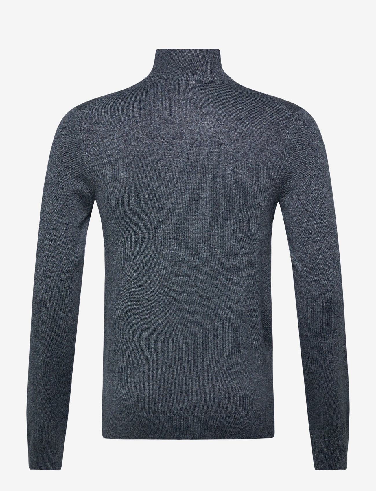 Lindbergh - Ecovero L/S zip cardigan - lukuga džemprid - dk blue blend - 1