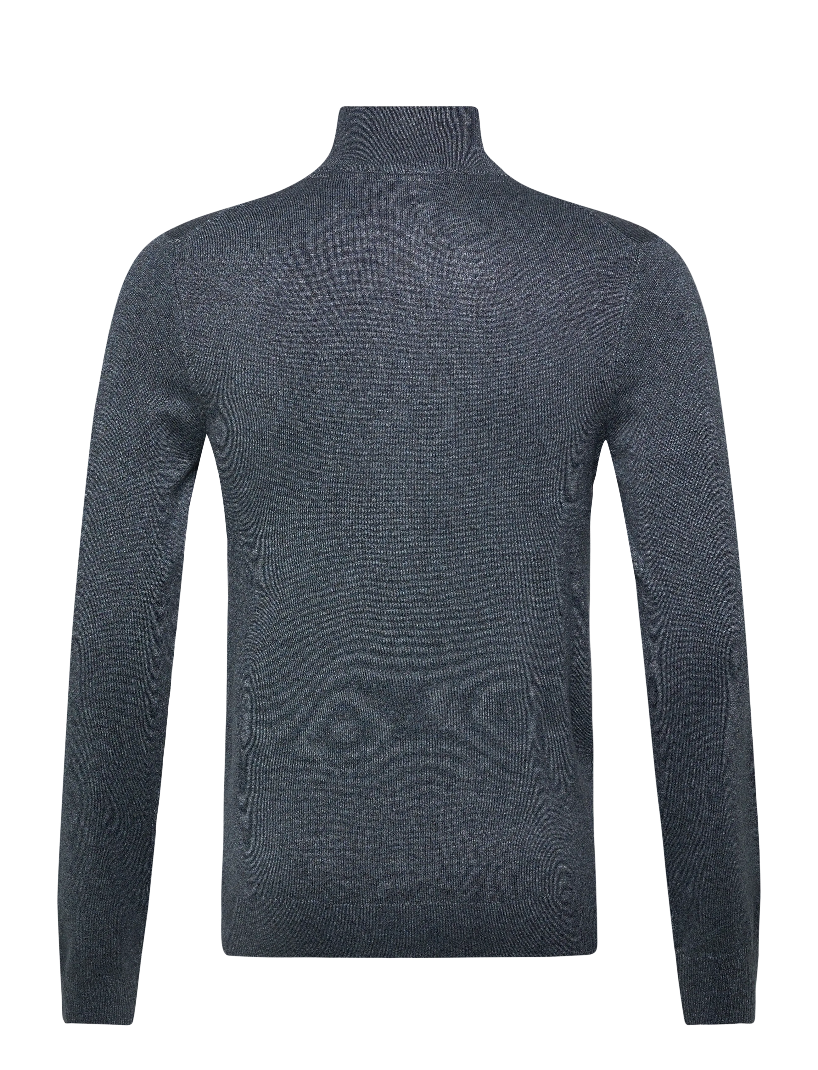 Lindbergh - Ecovero L/S zip cardigan - pullover mit durchgehendem reißverschluss - dk blue blend - 1