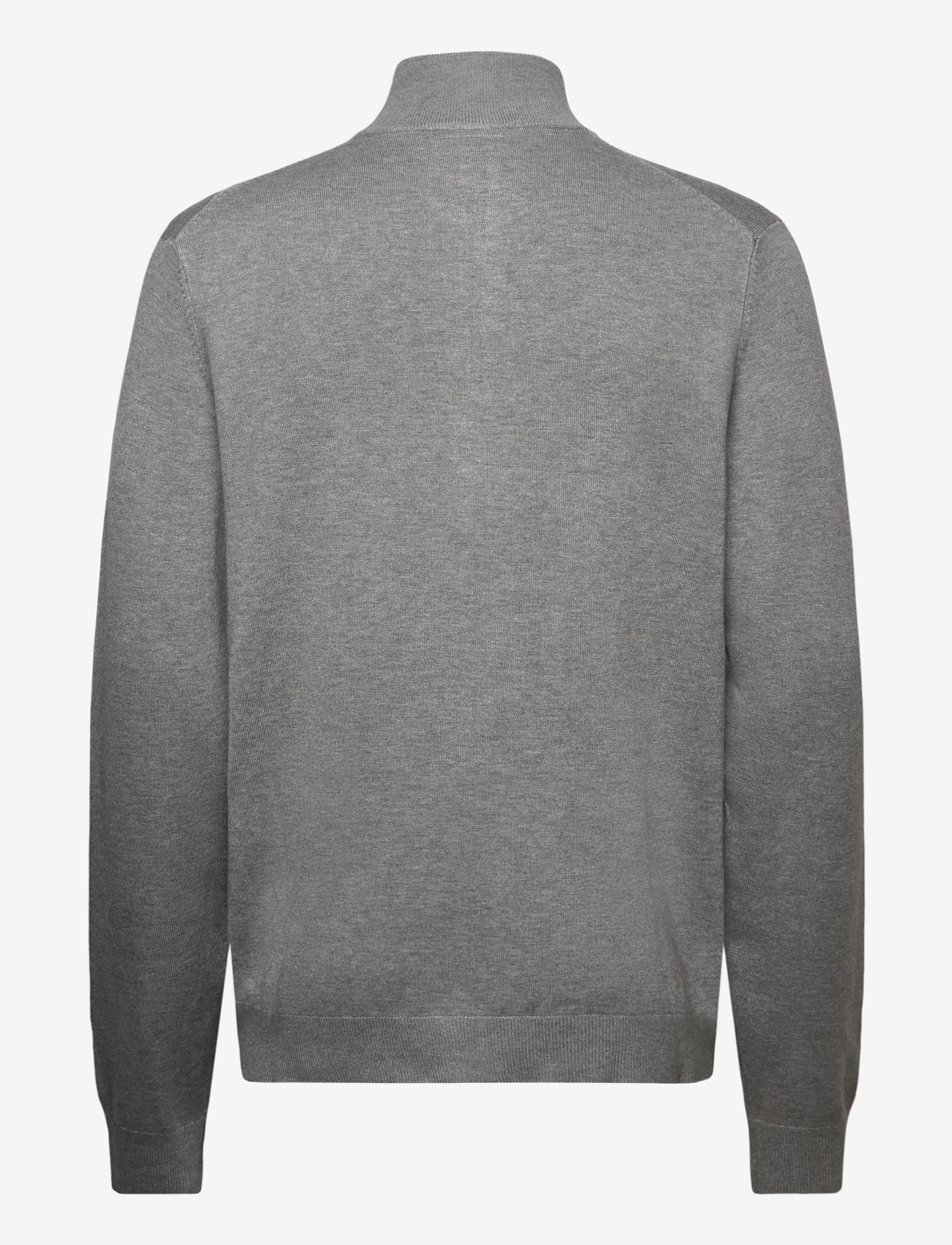 Lindbergh - Ecovero L/S zip cardigan - neuleet joissa kokopitkä vetoketju - grey stone mix - 1