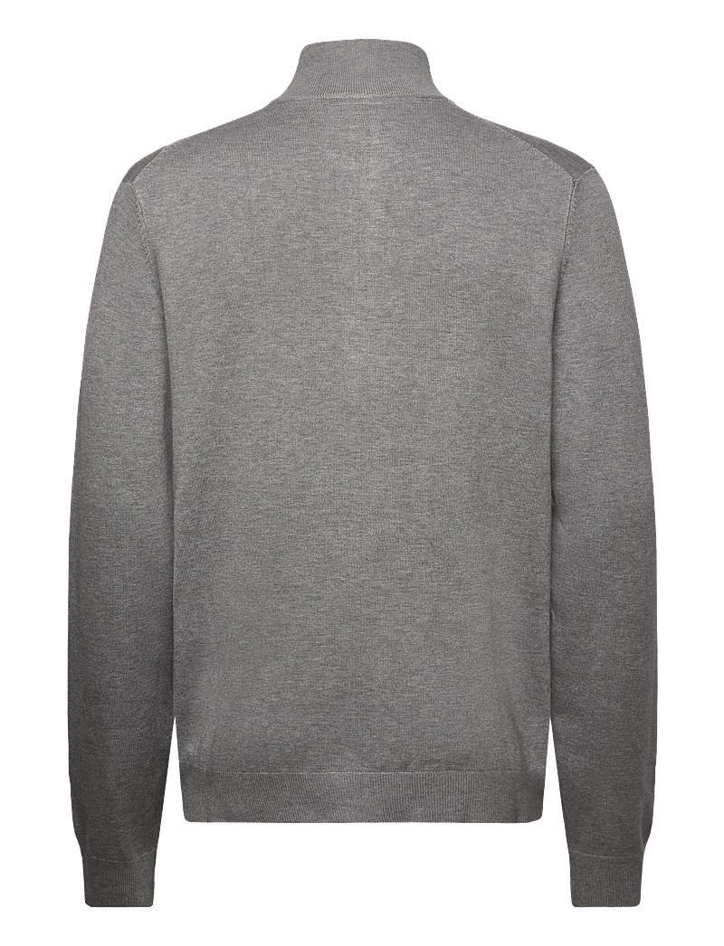 Lindbergh - Ecovero L/S zip cardigan - pullover mit durchgehendem reißverschluss - grey stone mix - 1