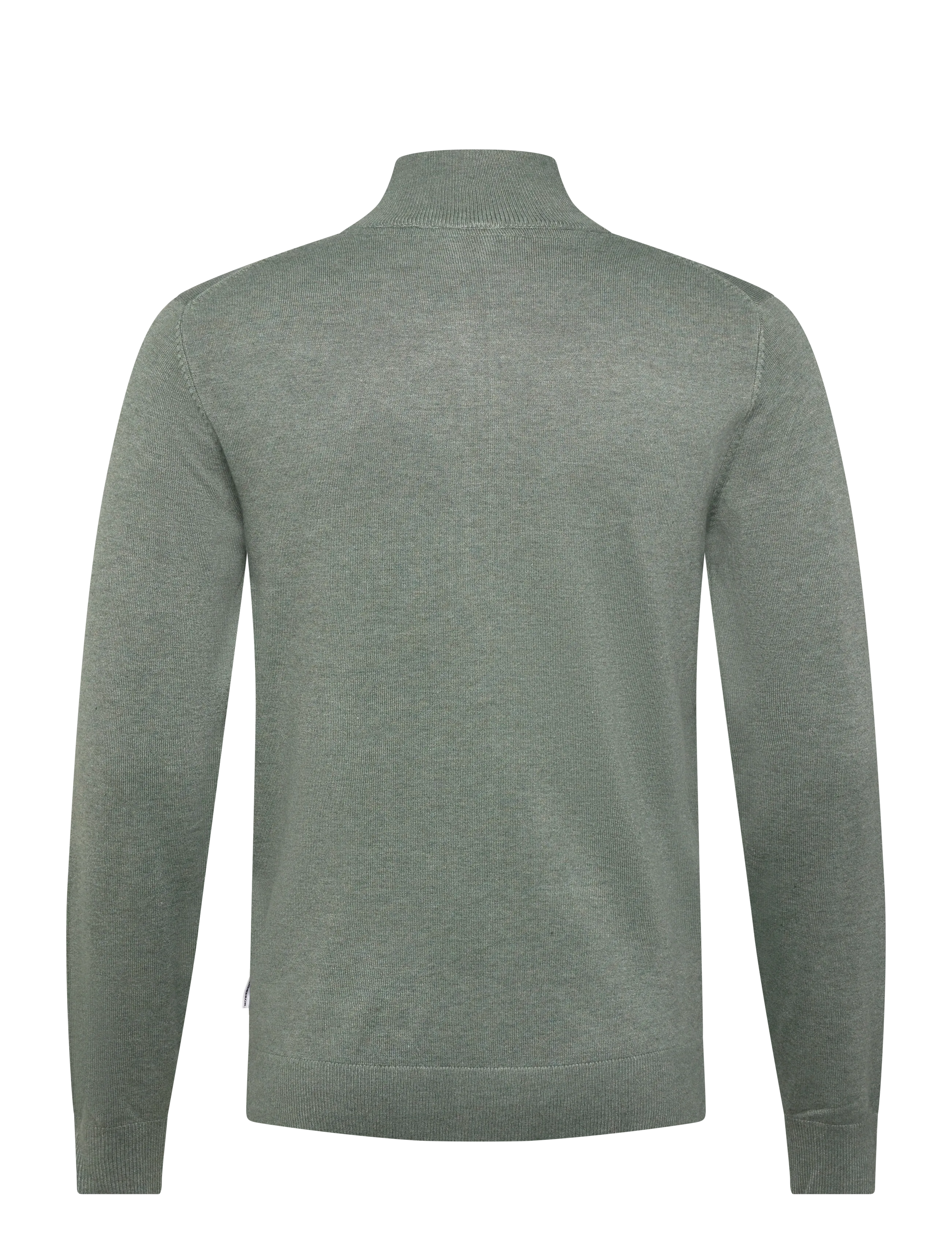 Lindbergh - Ecovero L/S zip cardigan - pullover mit durchgehendem reißverschluss - jade green mel - 2