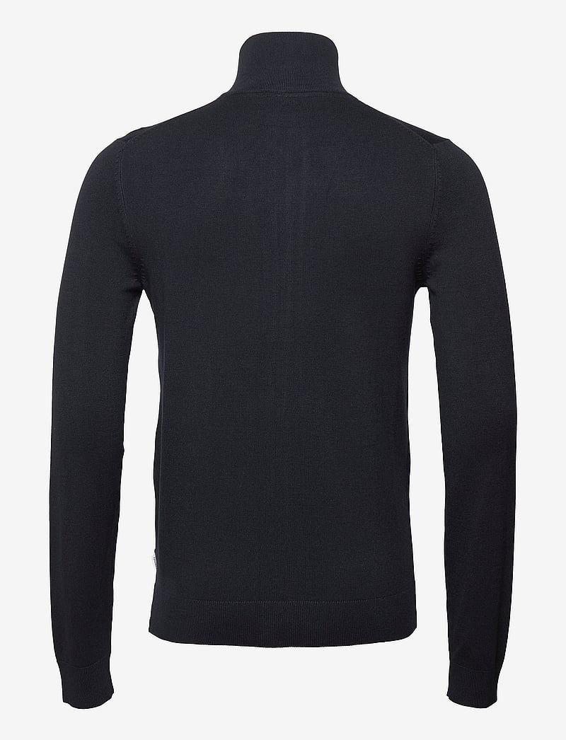 Lindbergh - Ecovero L/S zip cardigan - pullover mit durchgehendem reißverschluss - navy - 2