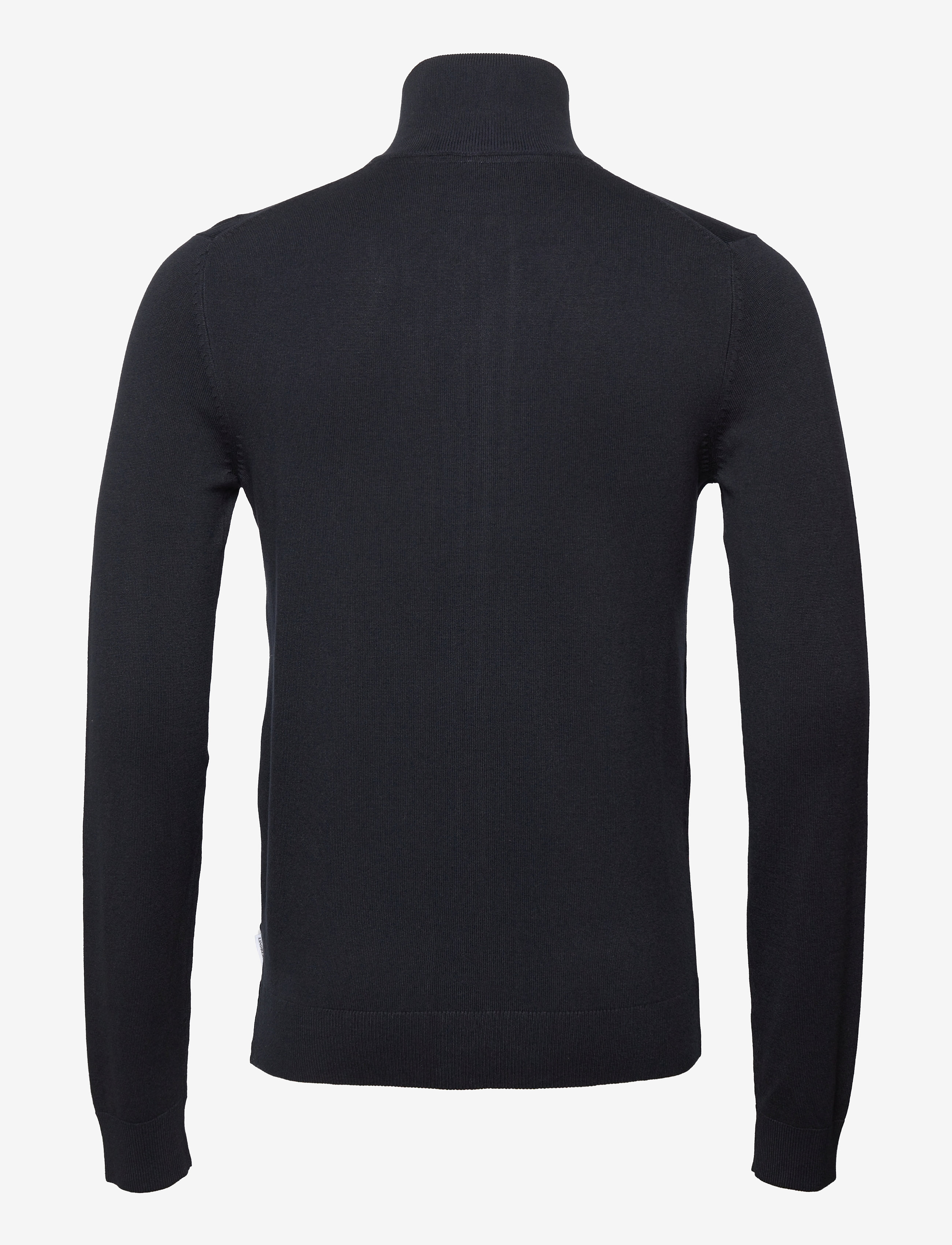Lindbergh - Ecovero L/S zip cardigan - kollektioner - navy - 2