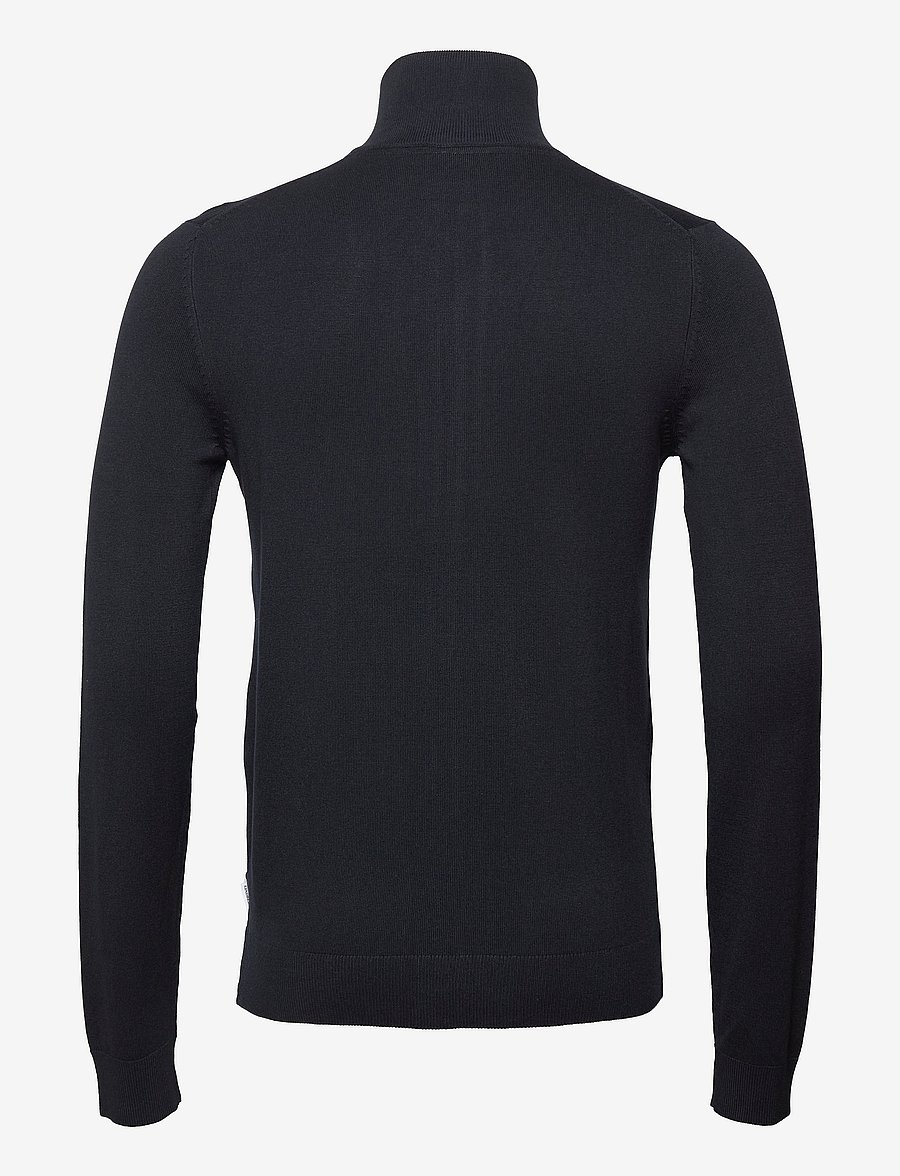 Lindbergh - Ecovero L/S zip cardigan - pullover mit durchgehendem reißverschluss - navy - 2