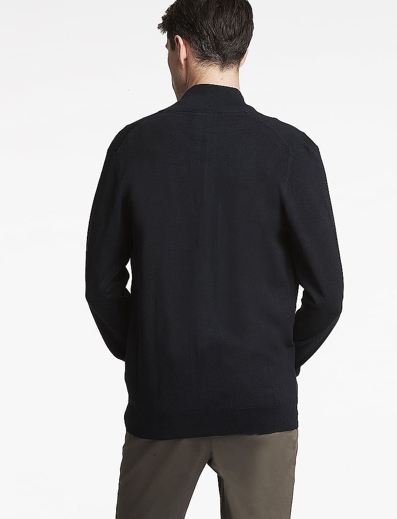 Lindbergh - Ecovero L/S zip cardigan - pullover mit durchgehendem reißverschluss - navy - 3