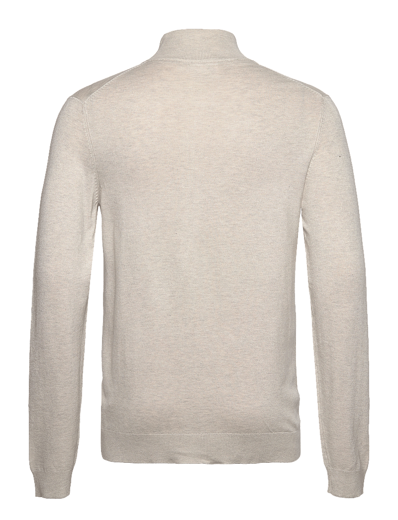 Lindbergh - Ecovero L/S zip cardigan - pullover mit durchgehendem reißverschluss - off white mel - 2