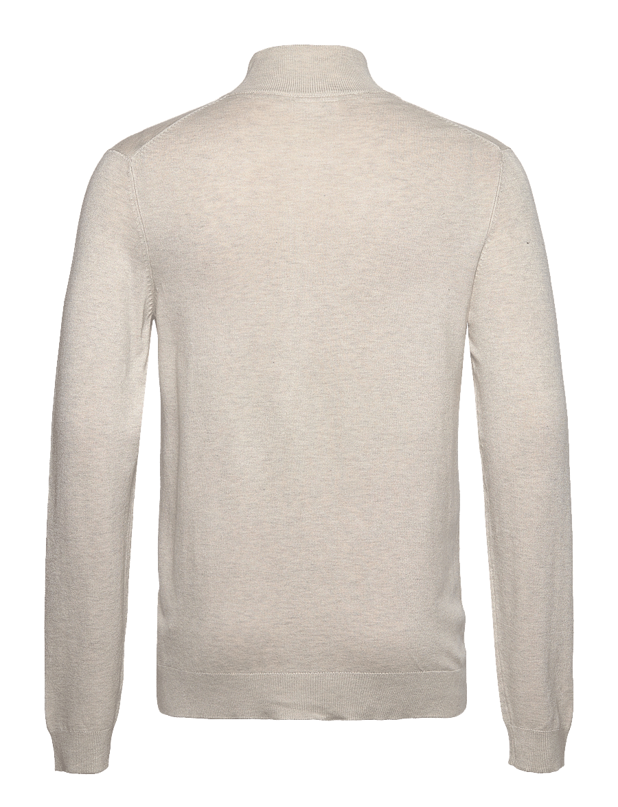 Lindbergh - Ecovero L/S zip cardigan - pullover mit durchgehendem reißverschluss - off white mel - 2