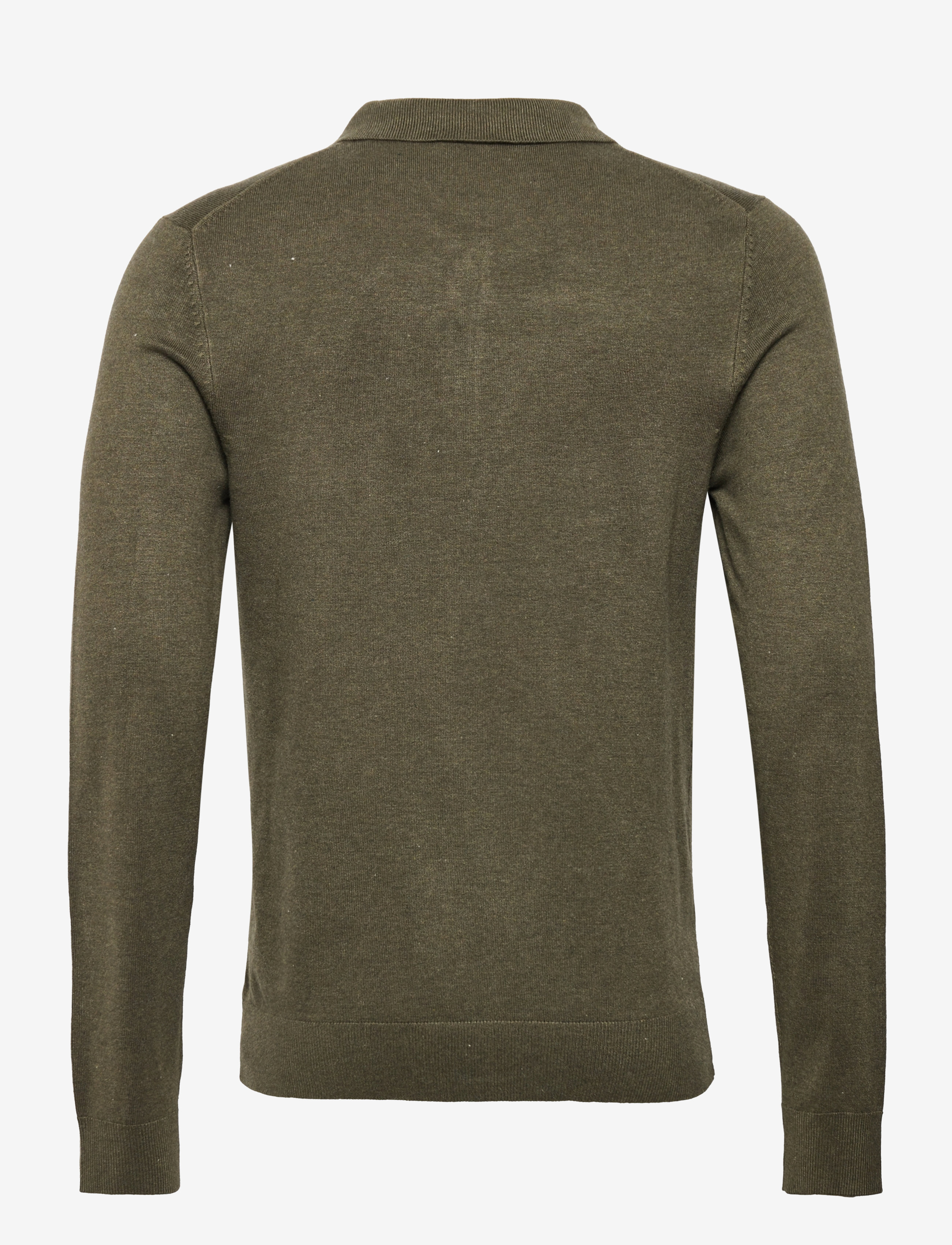 Lindbergh - Ecovero L/S polo - polostrik - army mel - 2