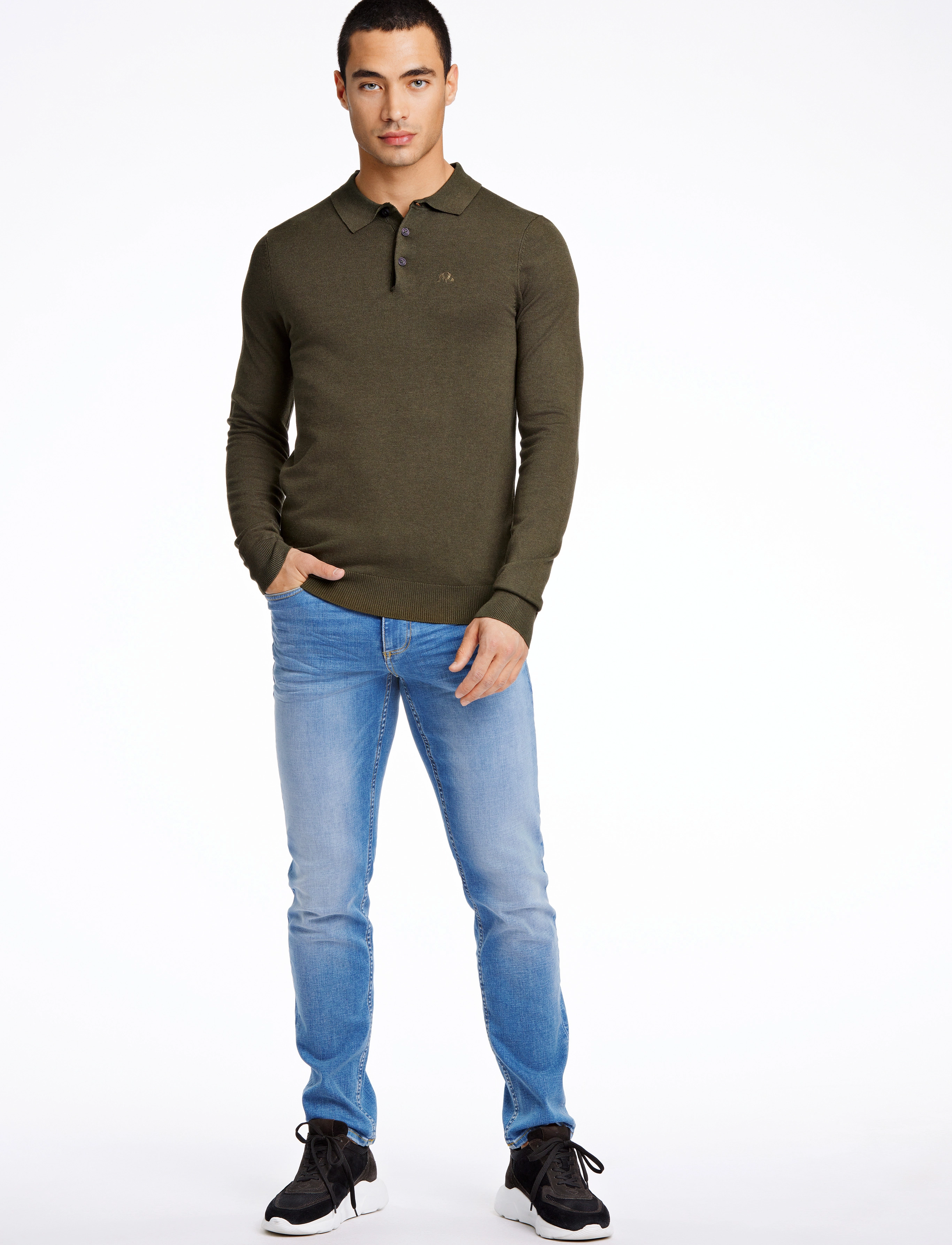Ecovero L/S Polo 3