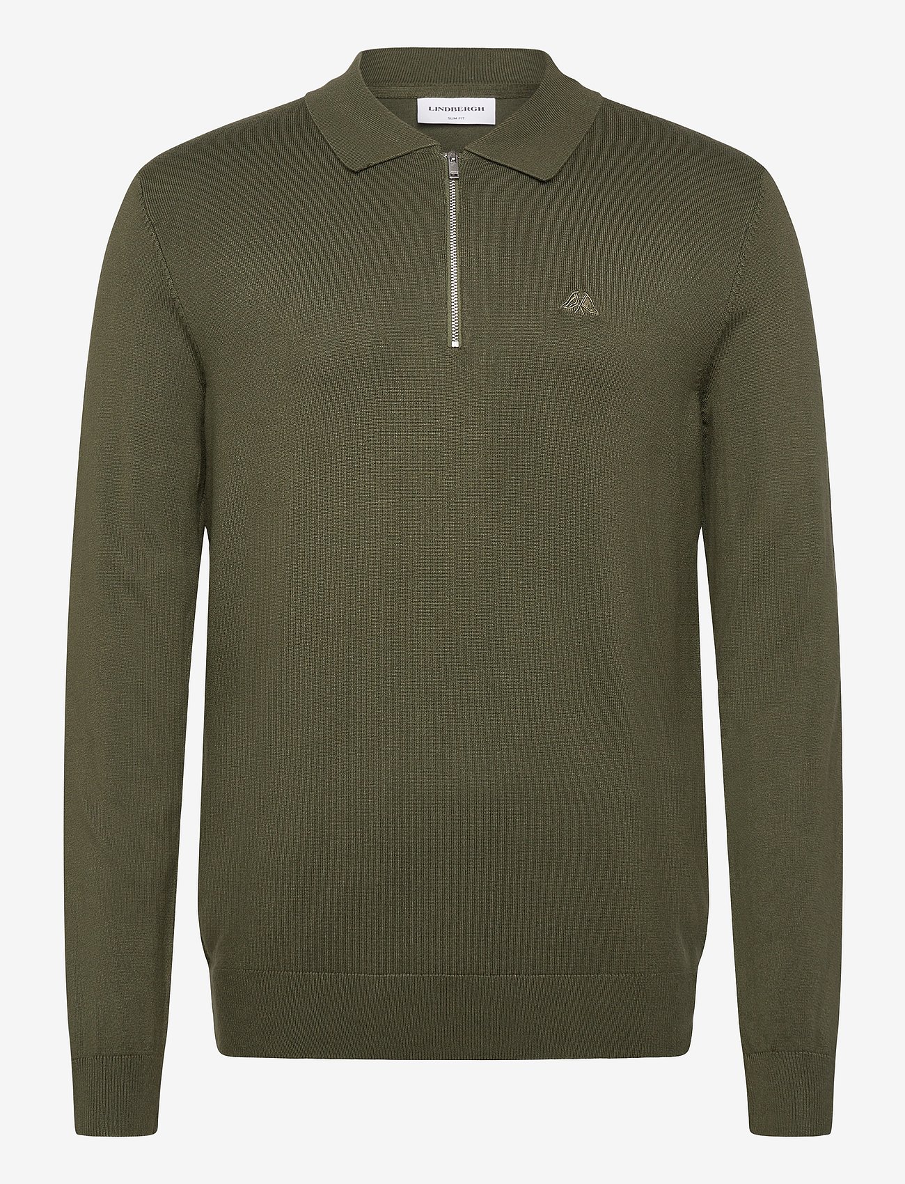 Lindbergh - Ecovero L/S Zip Polo