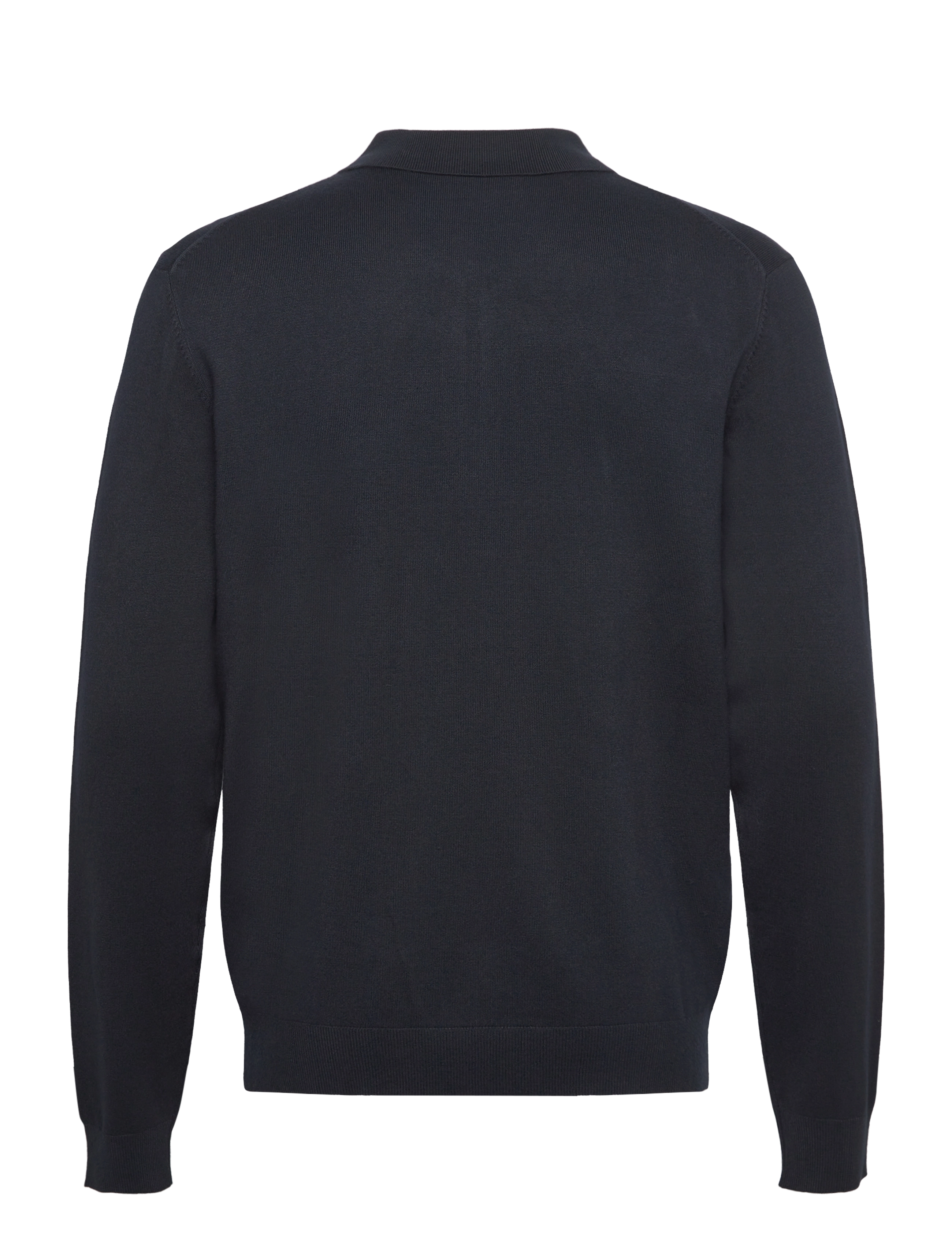 Lindbergh - Ecovero L/S zip polo - polos en tricot à manches longues - navy - 2