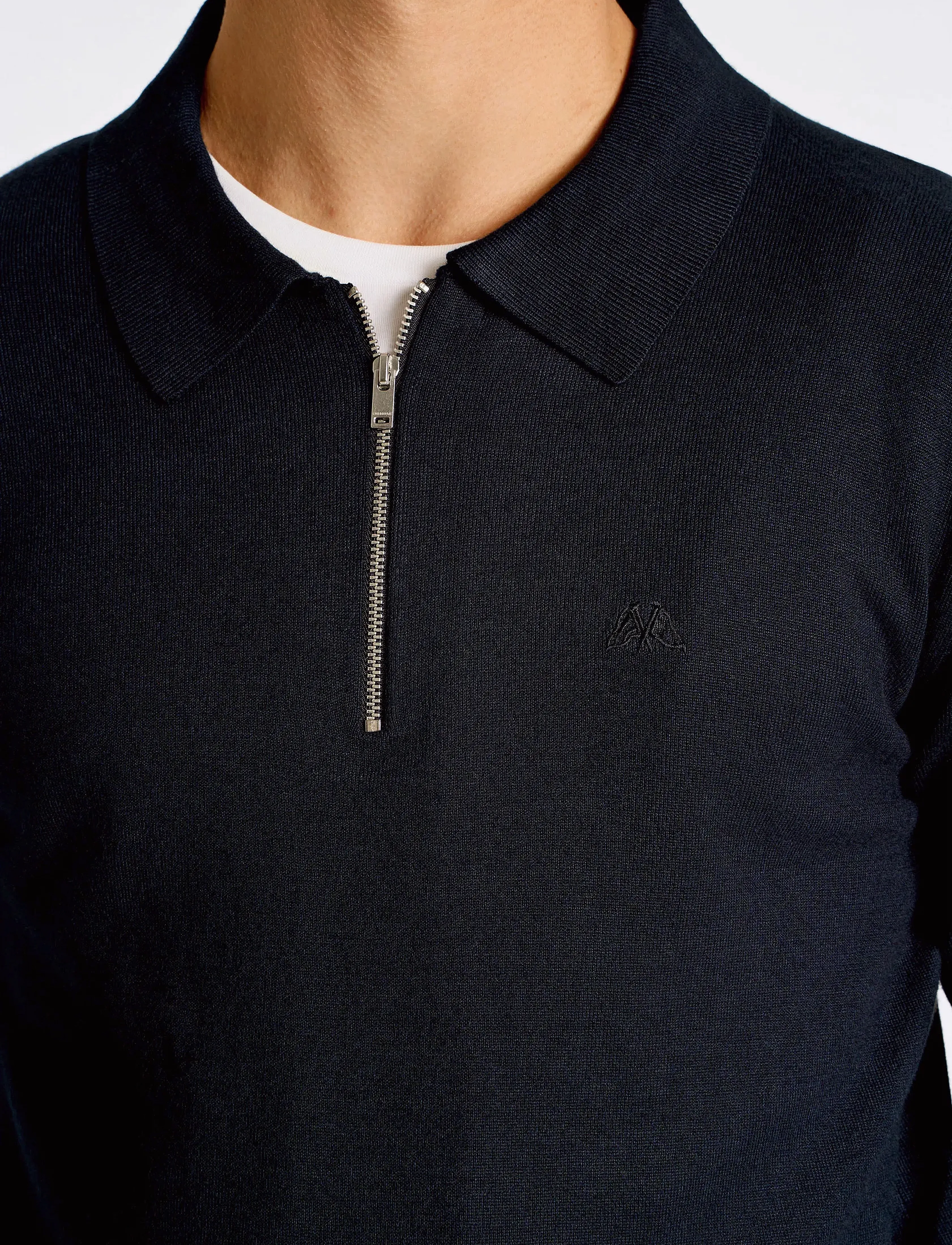 Ecovero L/S Zip Polo 4