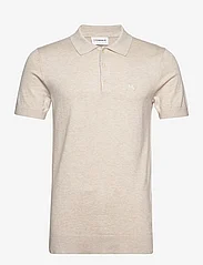 Lindbergh - S/S polo knit - lowest prices - off white mel - 0