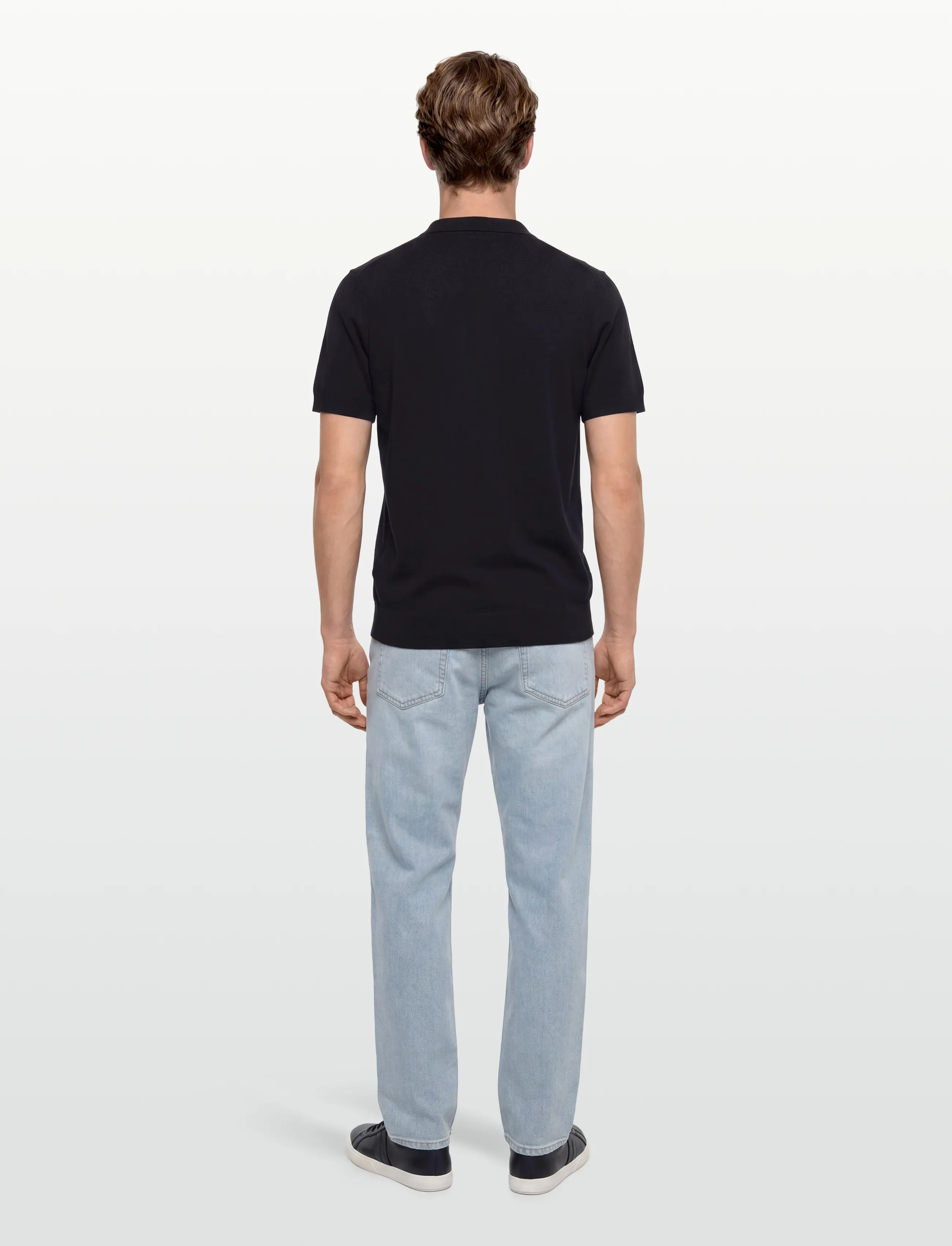 Lindbergh - Ecovero S/S cardigan w. collar - basic-hemden - navy - 4