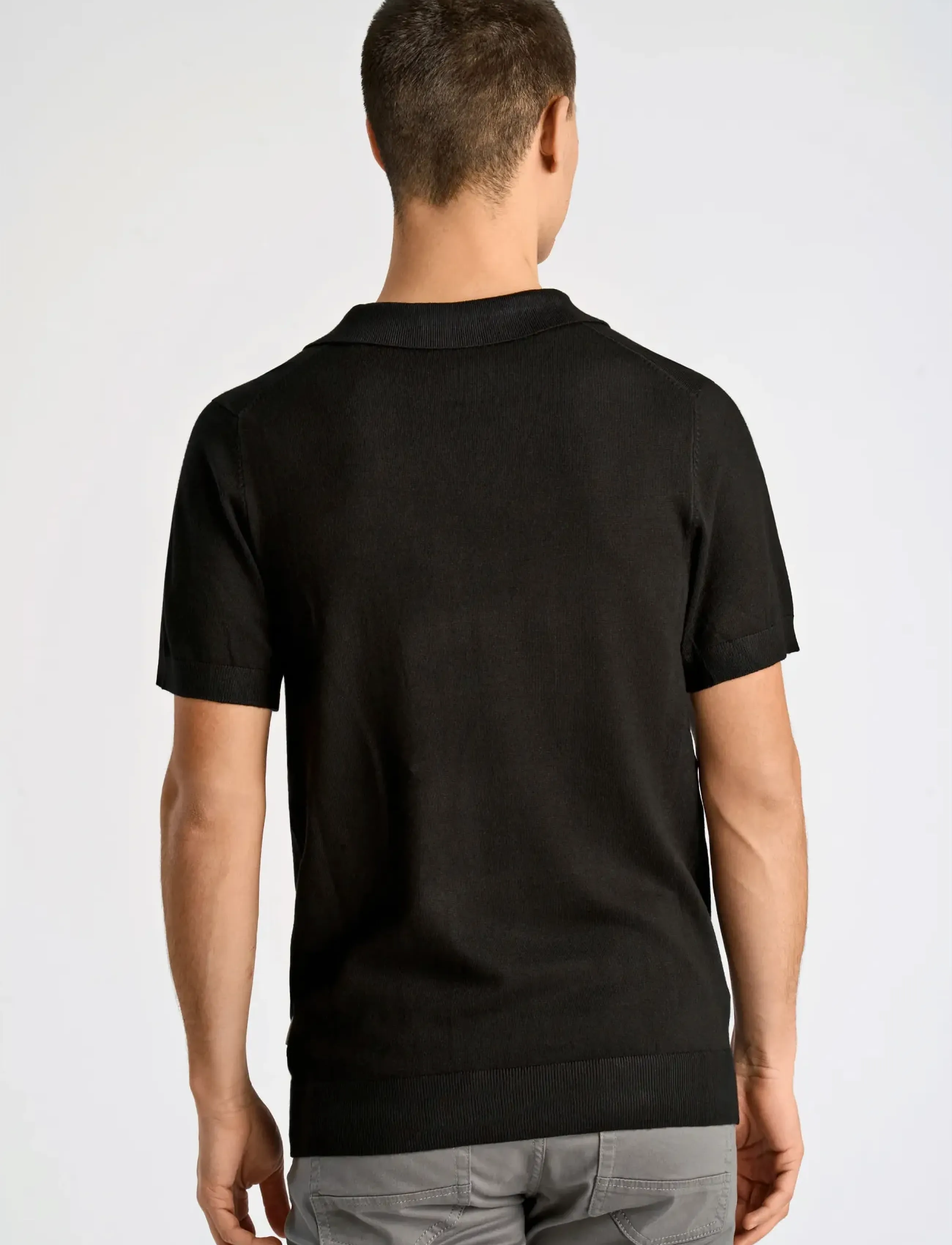 Ecovero S/S V-Neck Polo 3