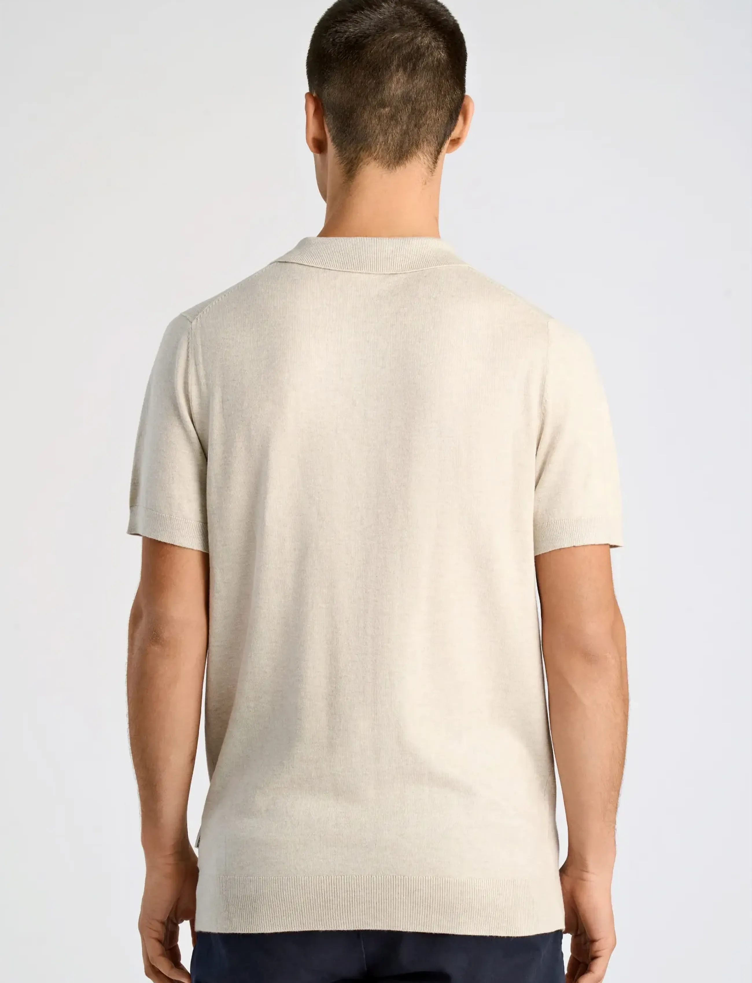 Ecovero S/S V-Neck Polo 3