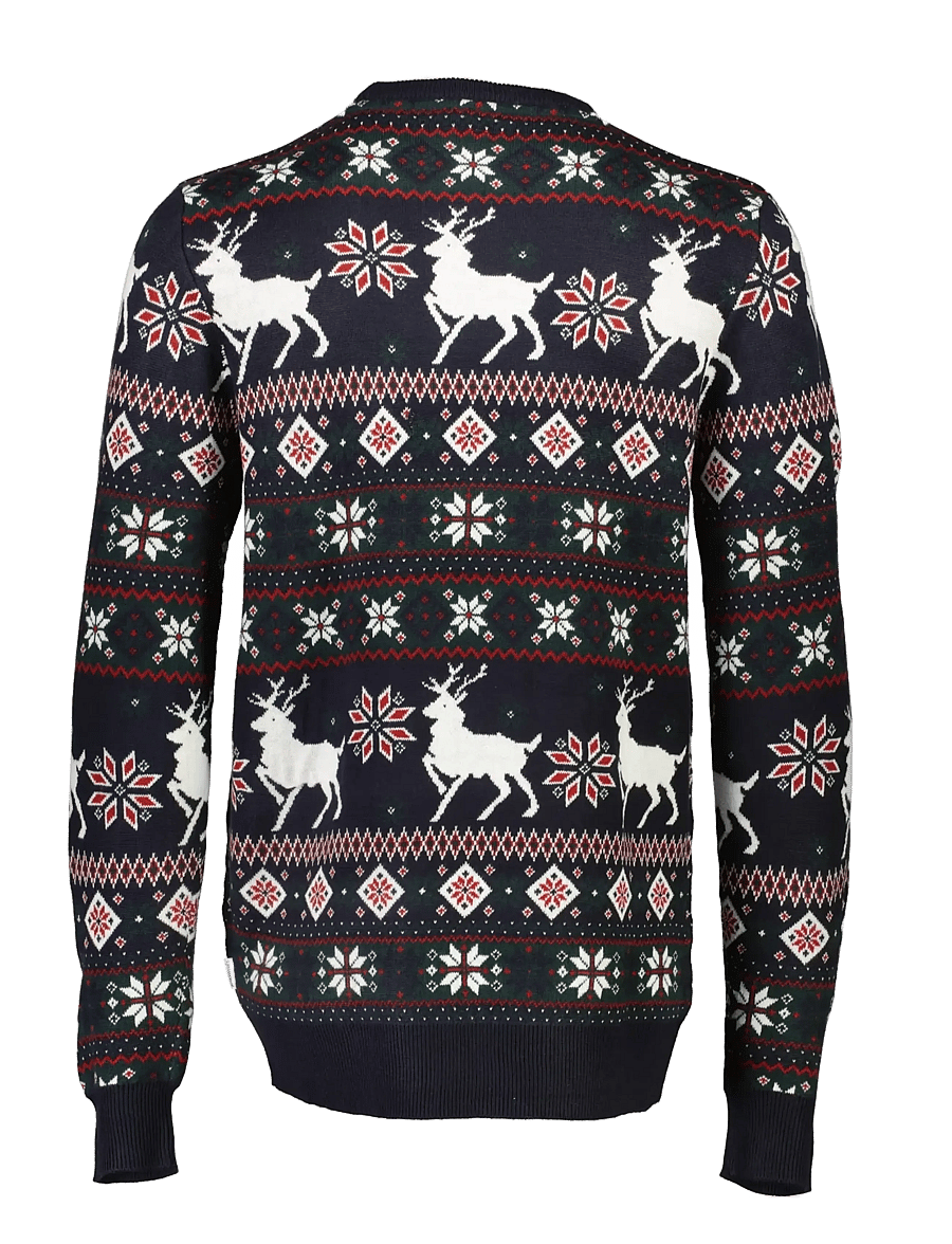 Lindbergh - Christmas knit - round necks - dk navy - 2