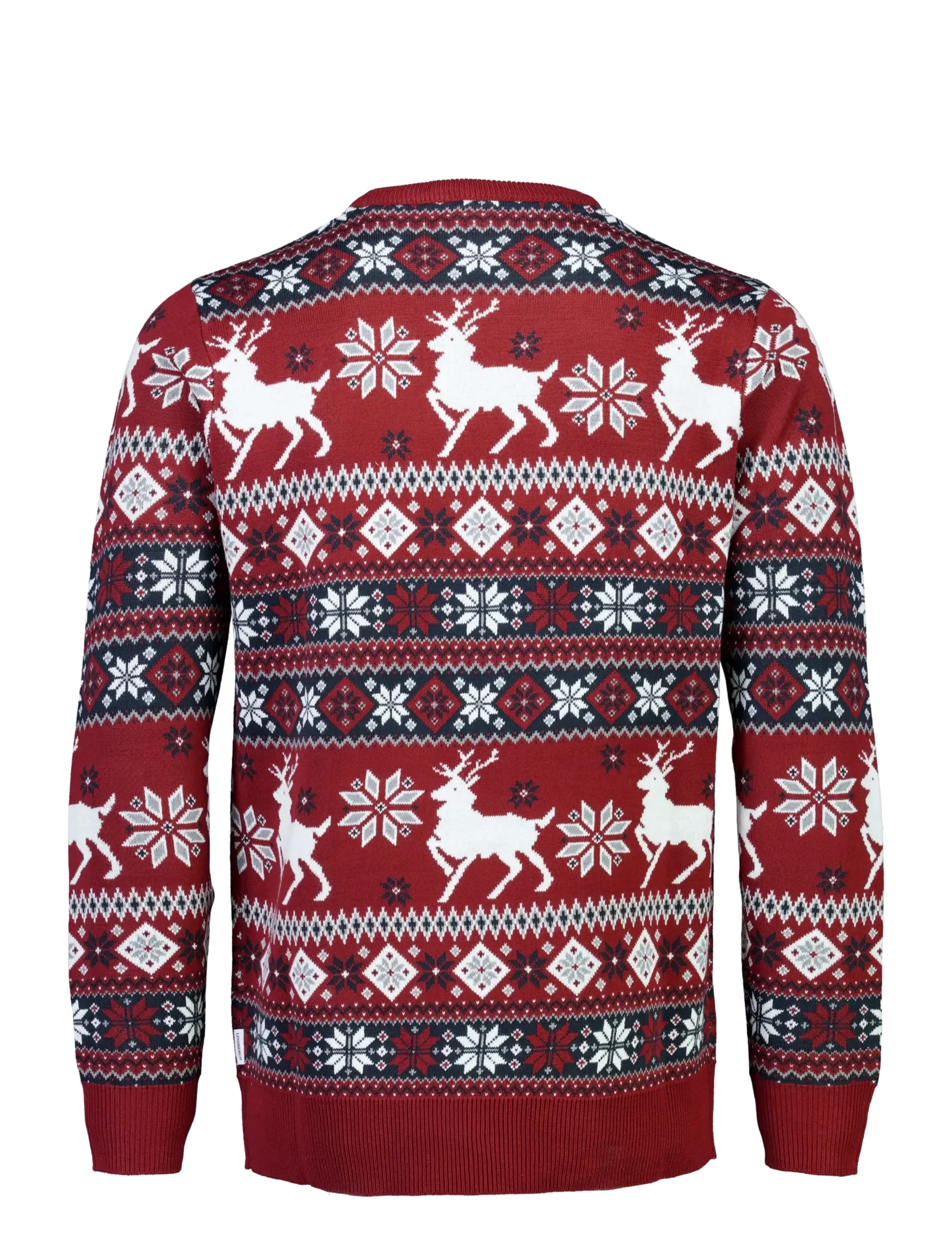 Lindbergh - Christmas knit - round necks - dk red - 2