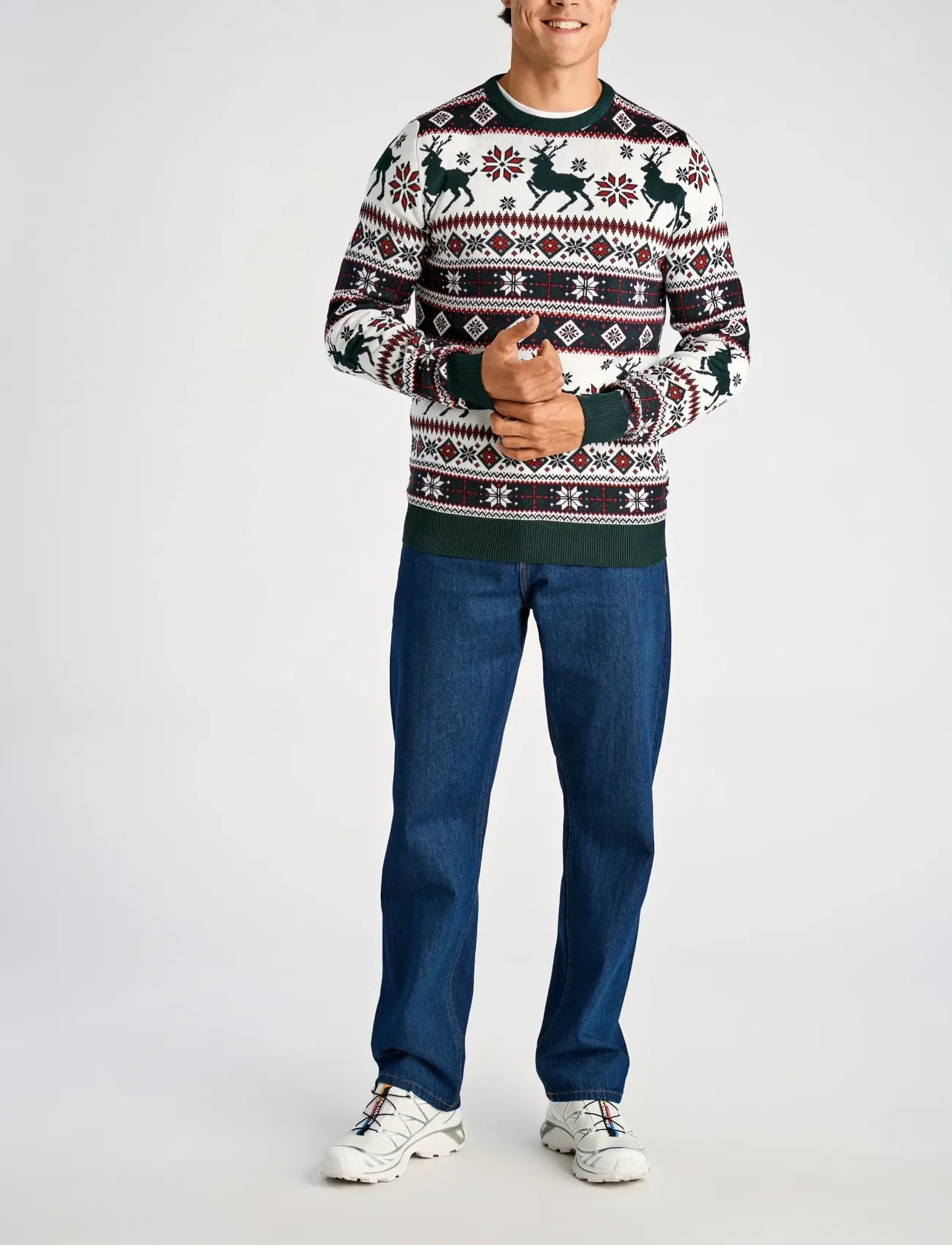 Lindbergh Christmas knit - Kollektionen - WHITE / white