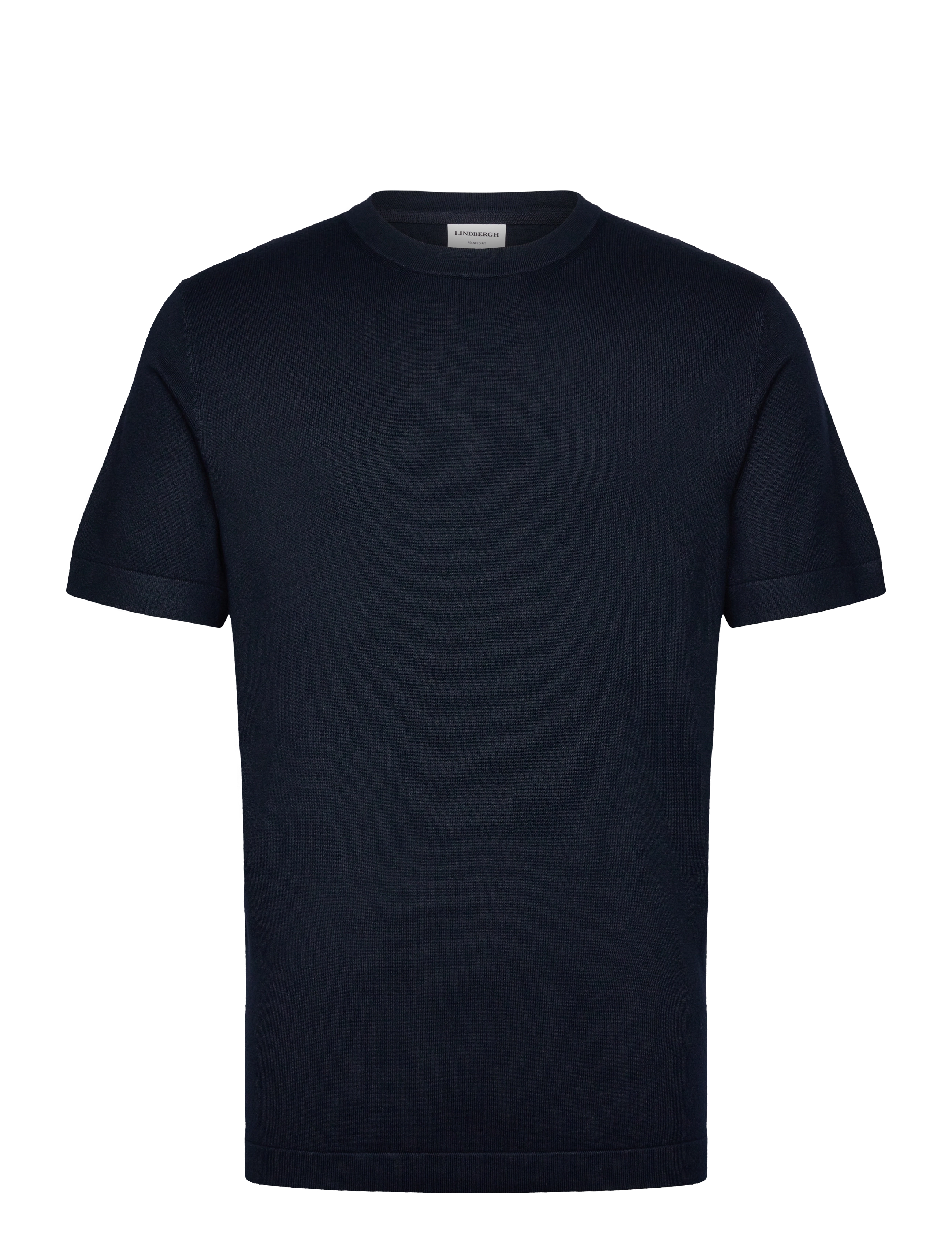 Lindbergh - Eco vero S/S o-neck tee - navy - 0