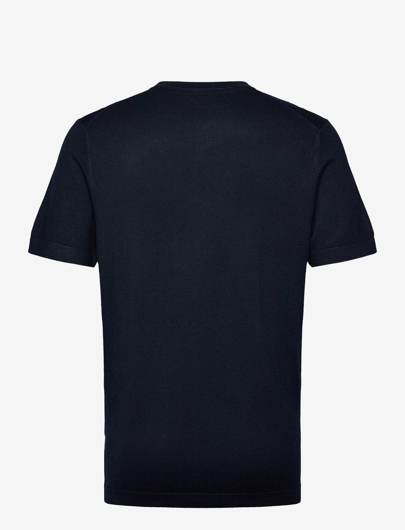 Lindbergh - Eco vero S/S o-neck tee - kortärmade t-shirts - navy - 1