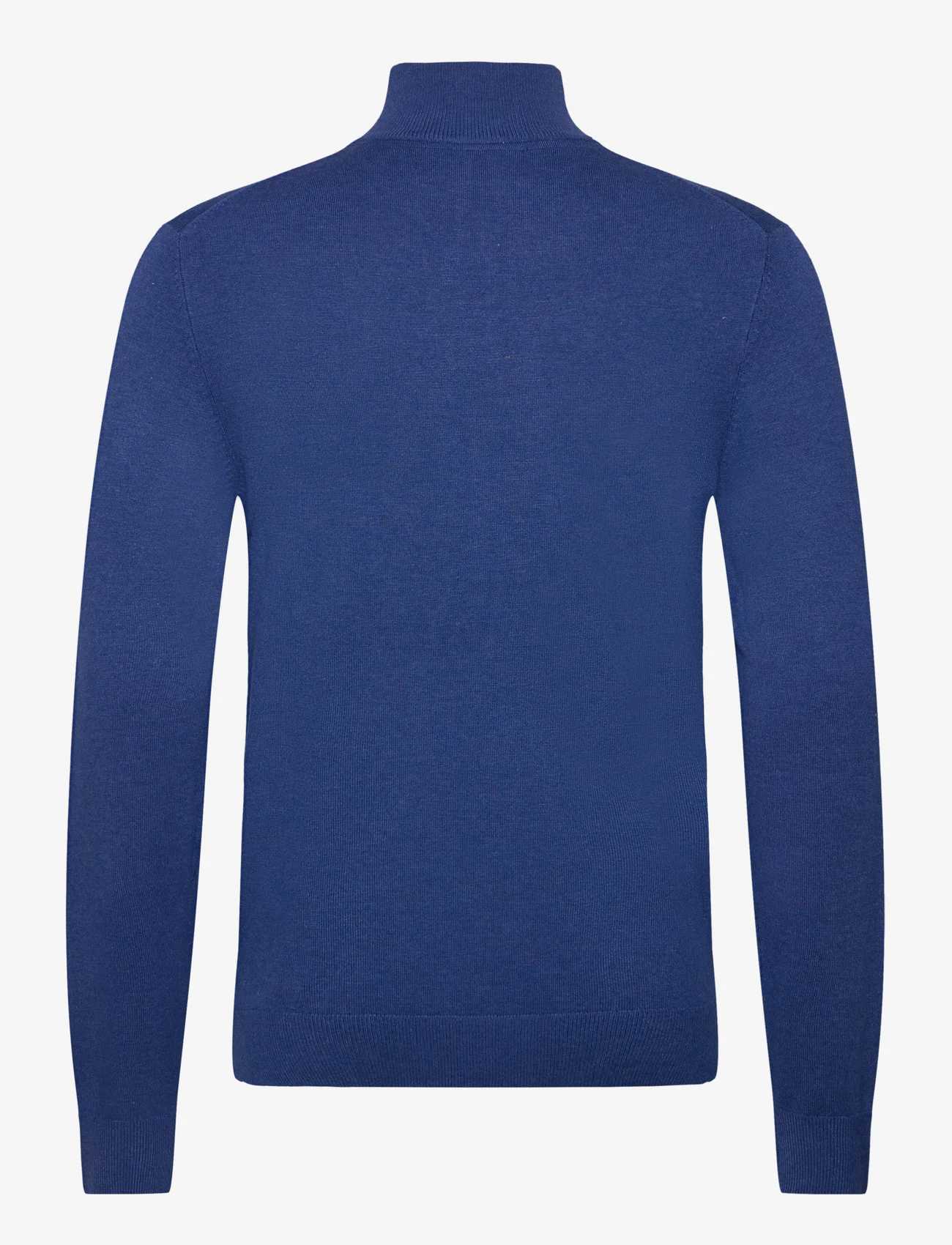 Lindbergh - Half zip mélange knit - basic-strickmode - bright blue mel - 1