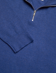Lindbergh - Half zip mélange knit - basic adījumi - bright blue mel - 2