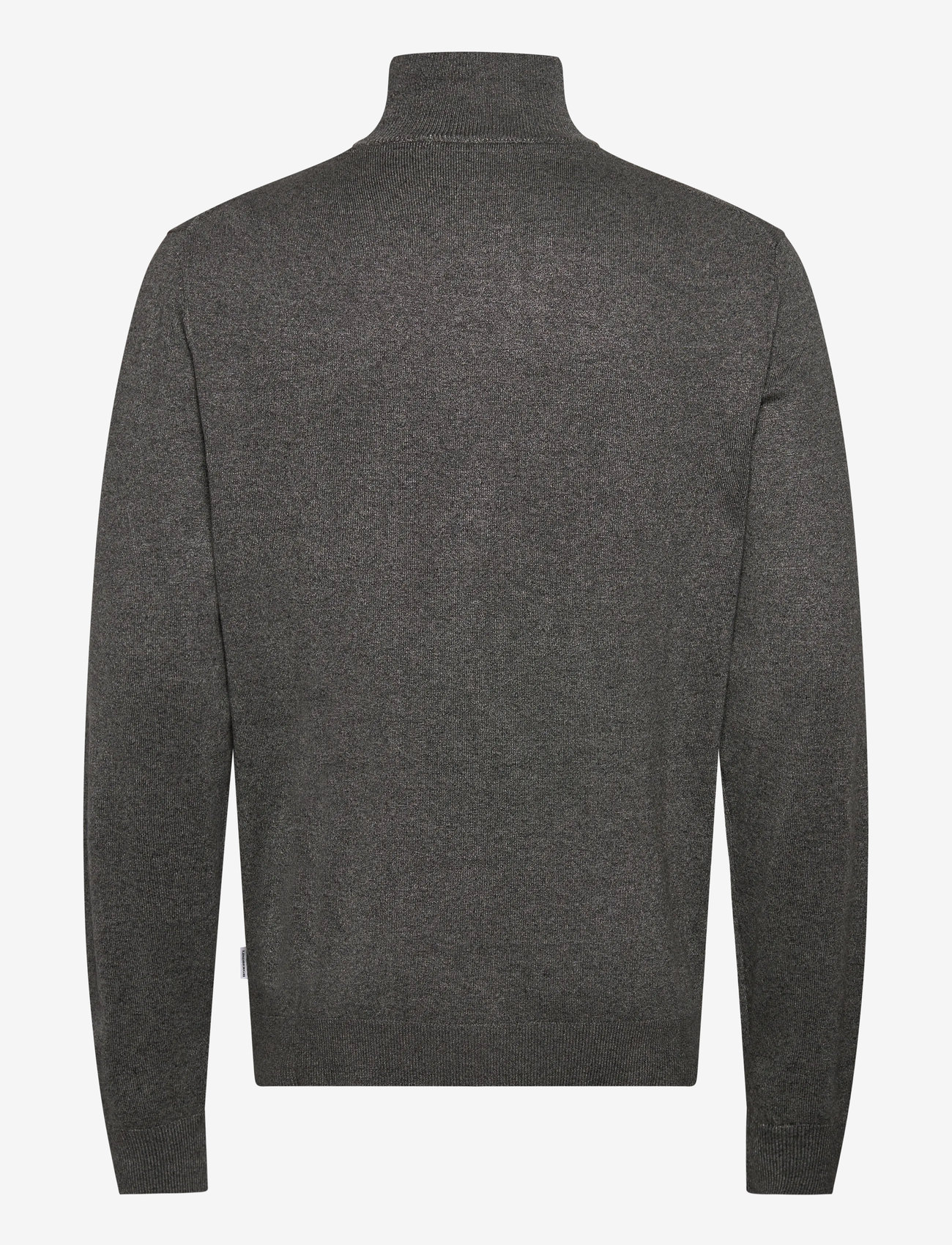 Lindbergh - Ecovero half zip L/S knit - tõmblukk-kaelusega džemprid - dk army blend - 2
