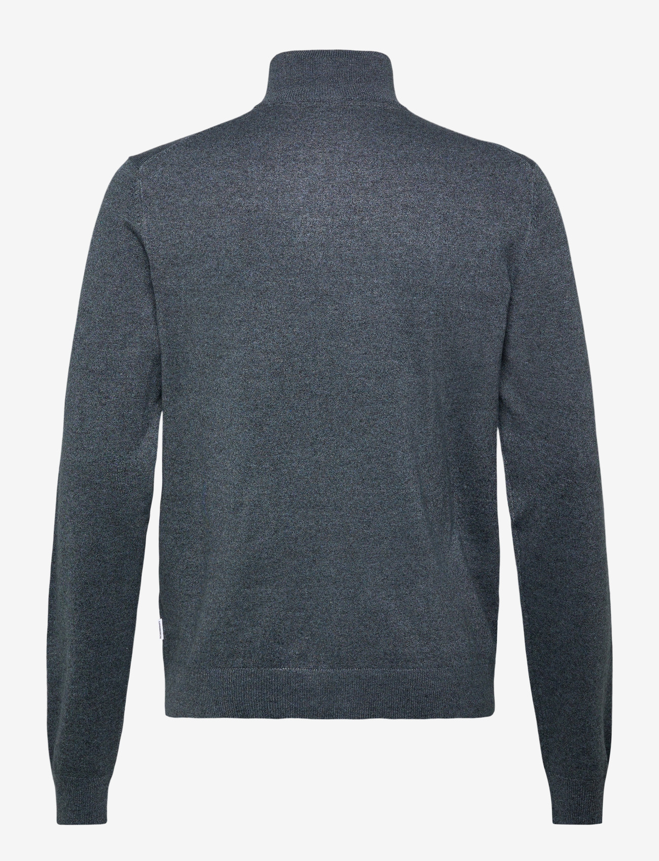 Lindbergh - Ecovero half zip L/S knit - halfzip strik - dk blue blend - 1