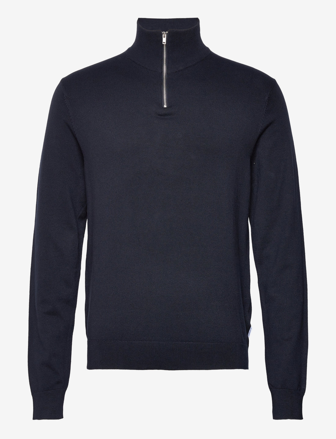 Lindbergh - Ecovero half zip L/S knit - half zip-tröjor - navy - 1