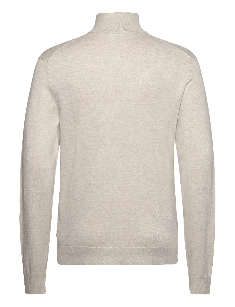 Lindbergh - Ecovero half zip L/S knit - pullover mit halbem reißverschluss - off white mel - 2