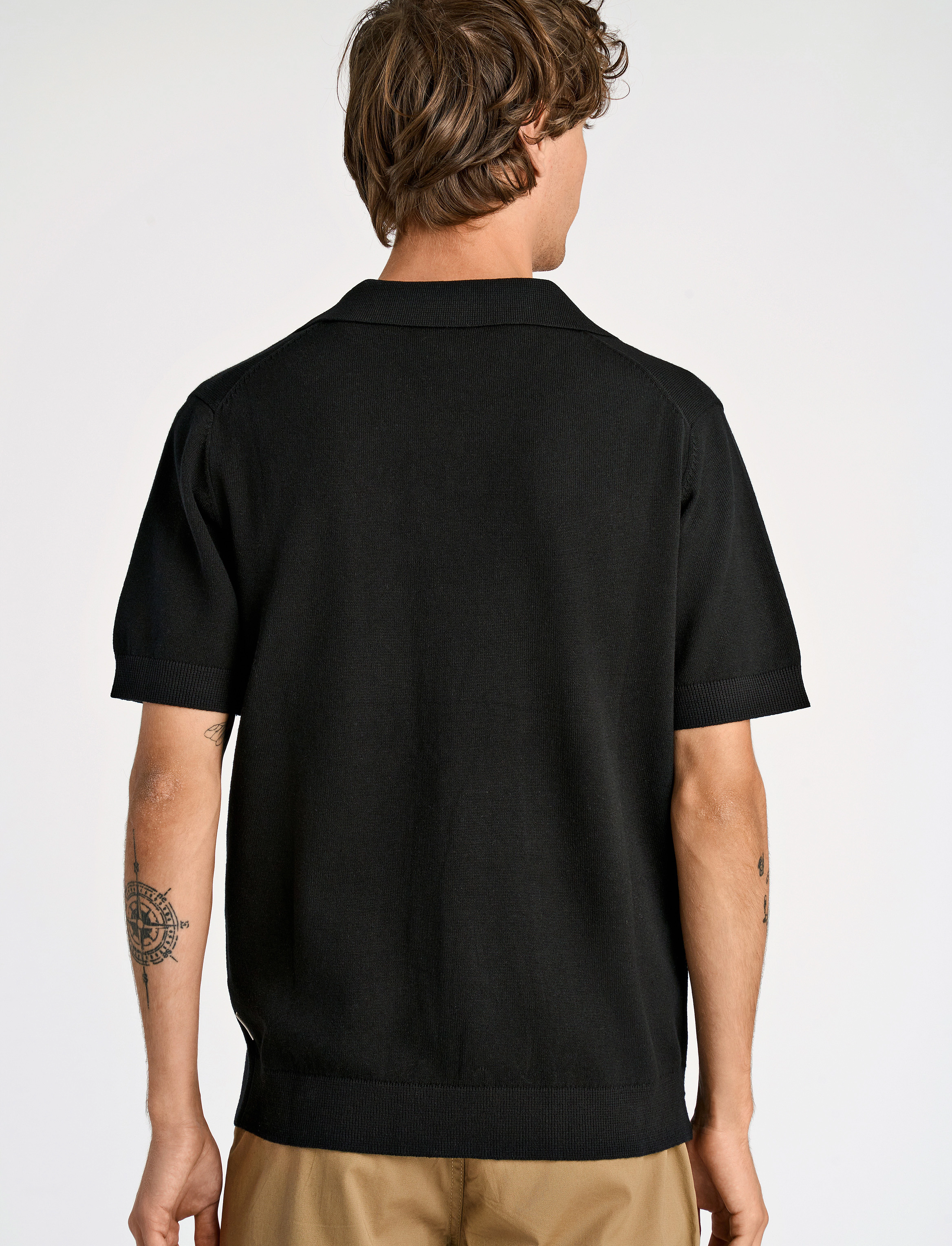 Lindbergh - 100% recycle polo - män - black - 3
