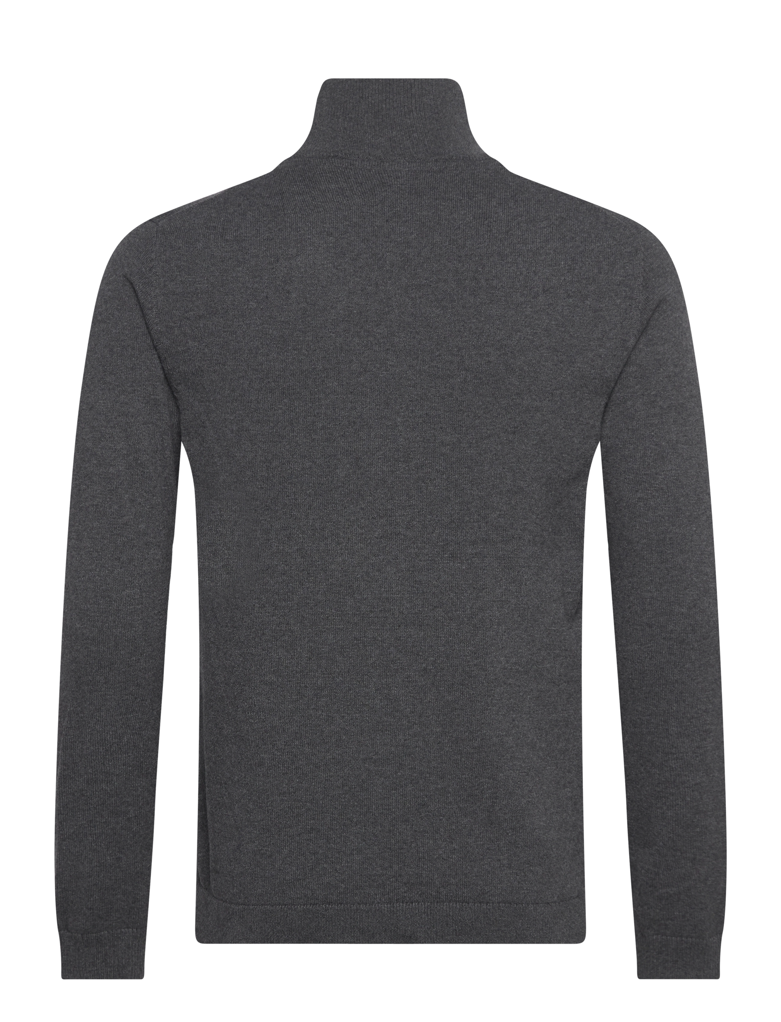 Lindbergh - 100% recycle knit full zip - polokrage - charcoal - 2