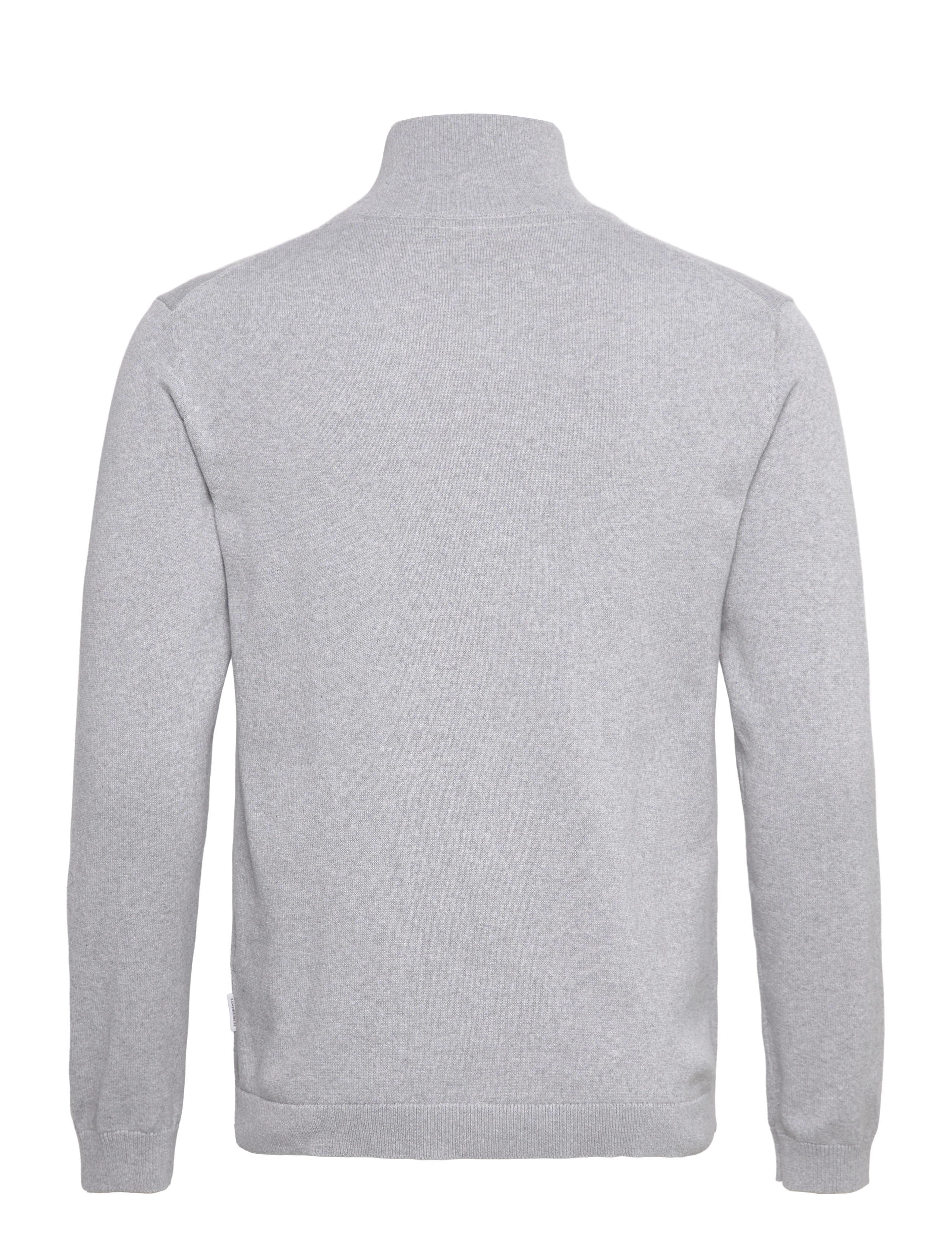 Lindbergh - 100% recycle knit full zip - rollkragen - dk grey - 2