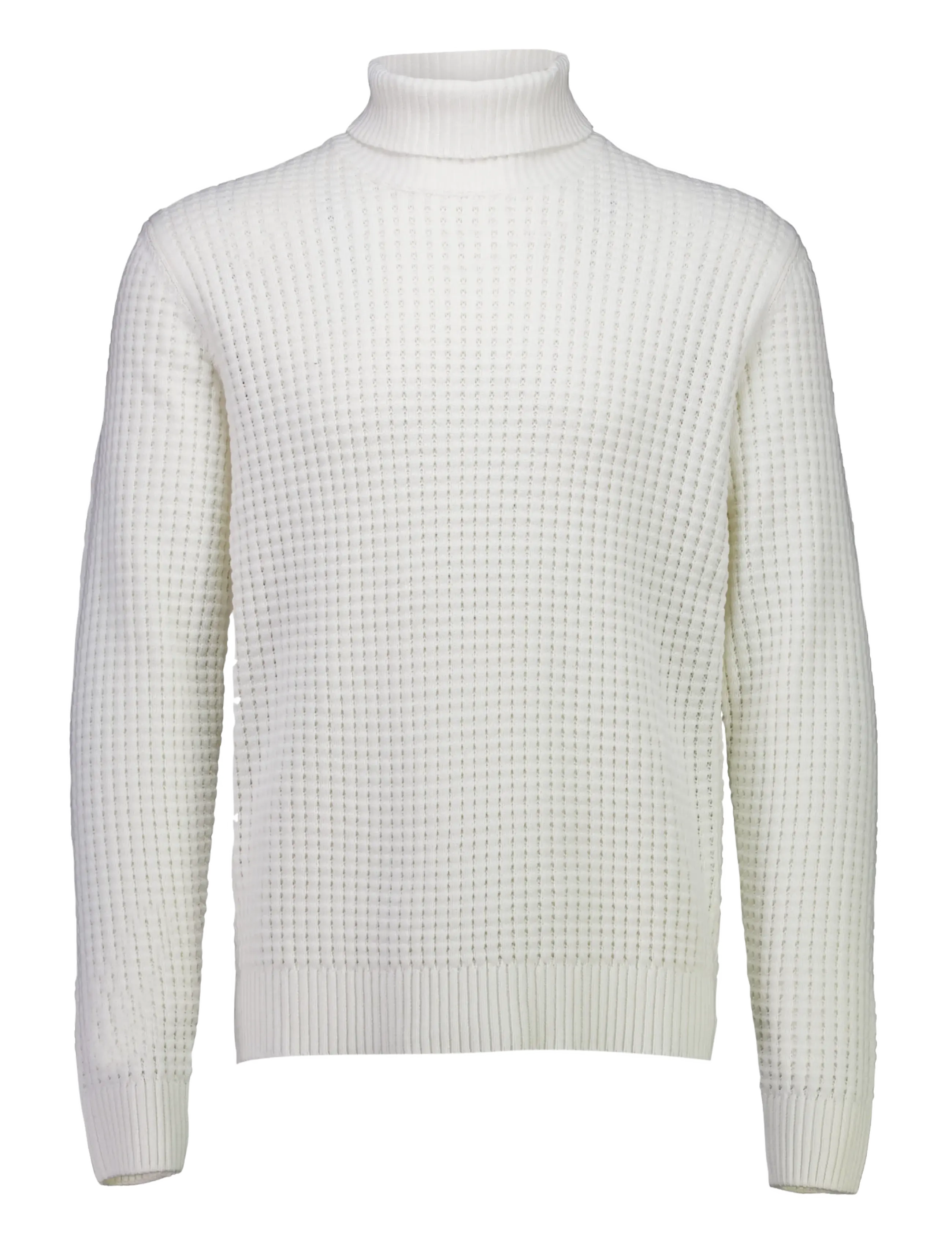 Lindbergh Structure roll-neck knit - Lindbergh - WHITE / white