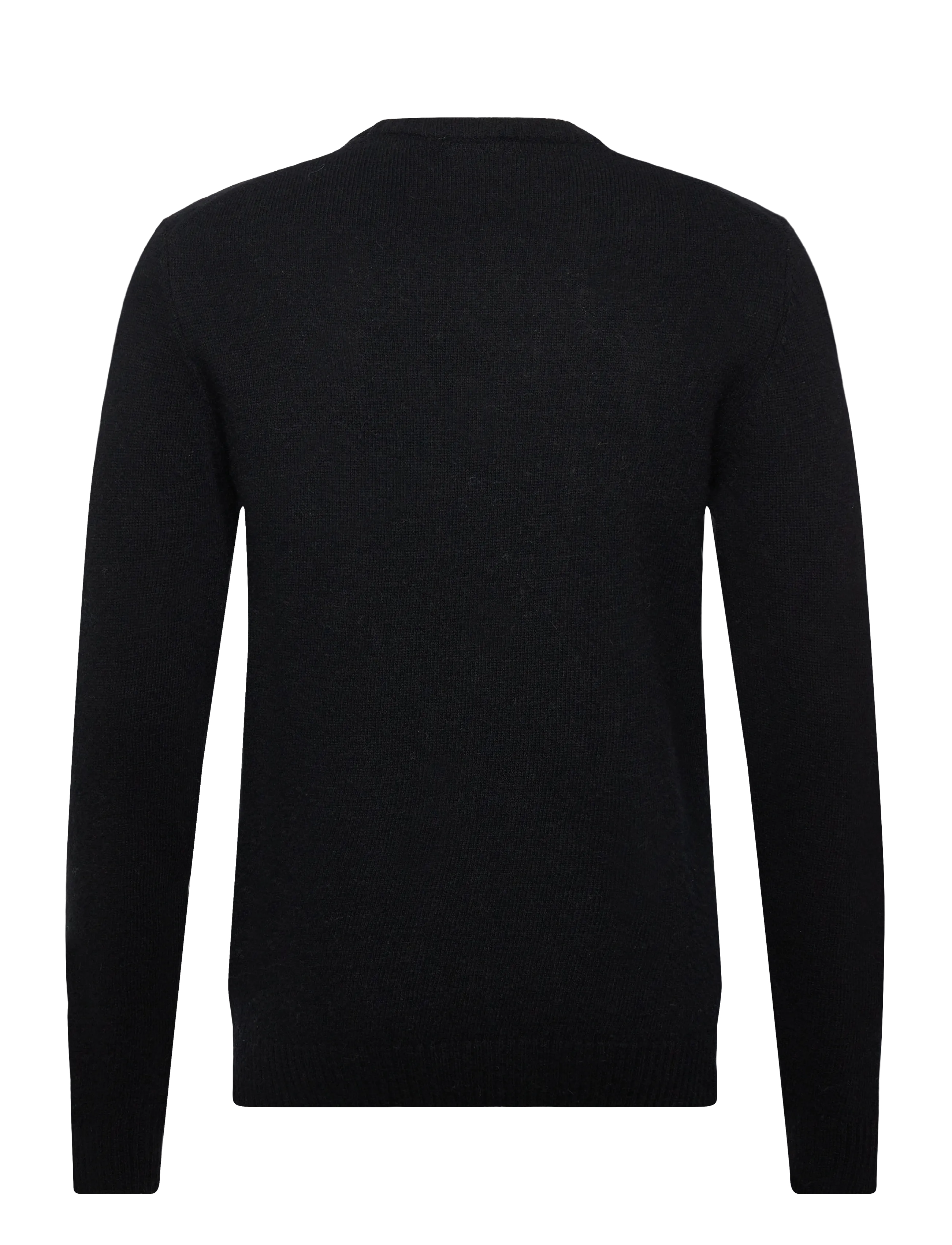 Lindbergh - Lambswool o-neck knit - stickat - black - 1