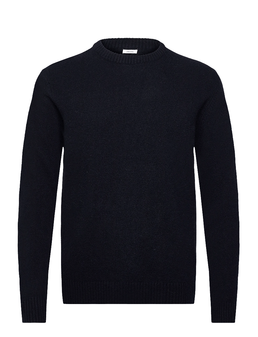 Lindbergh - Lambswool o-neck knit - Ümmarguse kaelusega kudumid - navy - 0