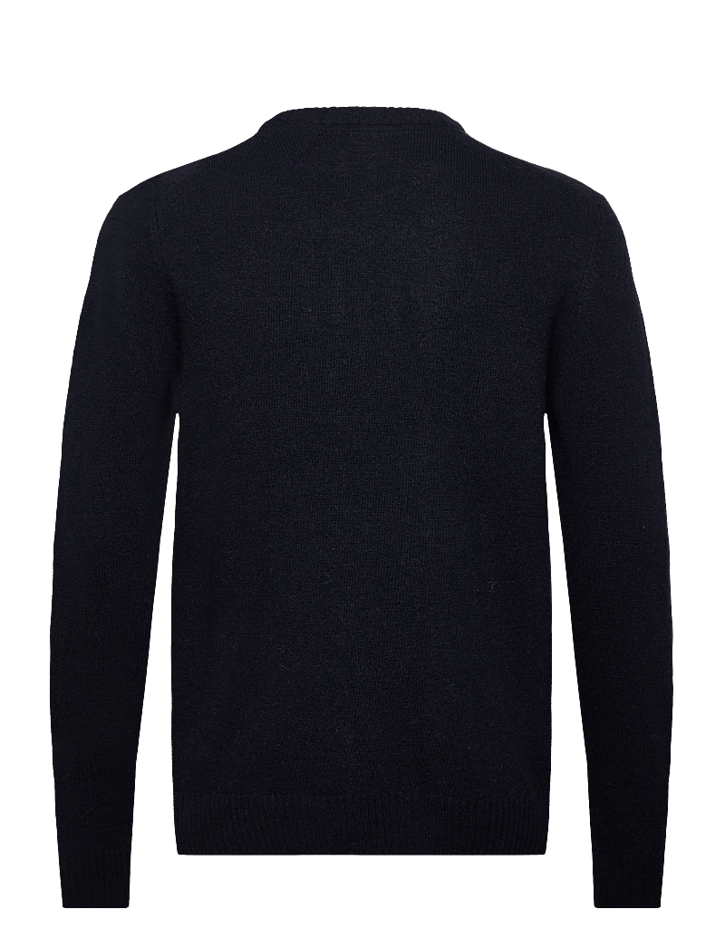Lindbergh - Lambswool o-neck knit - rundhalsad - navy - 1